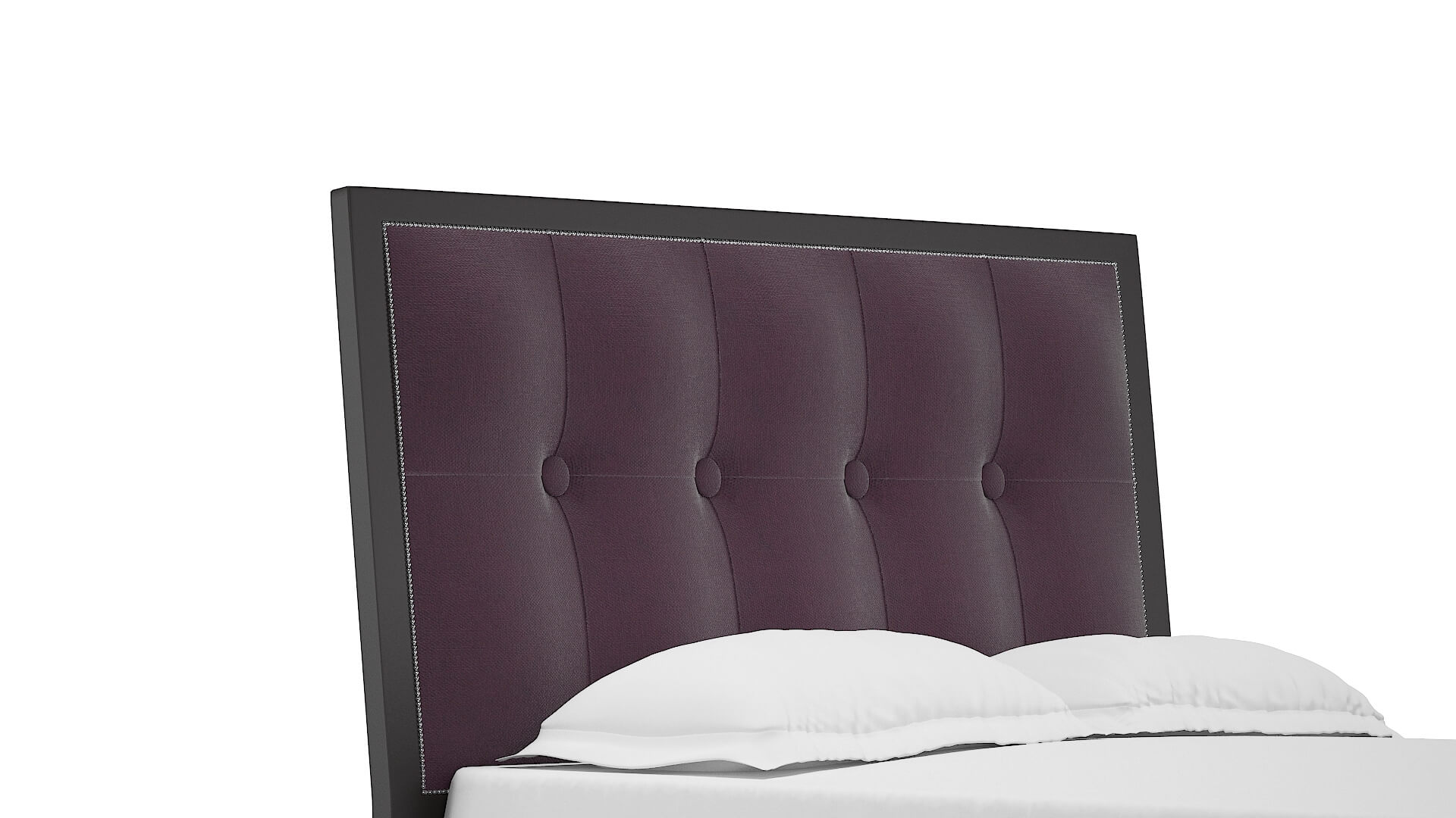 Hugo Bella Aubergine Bed Queen Headboard