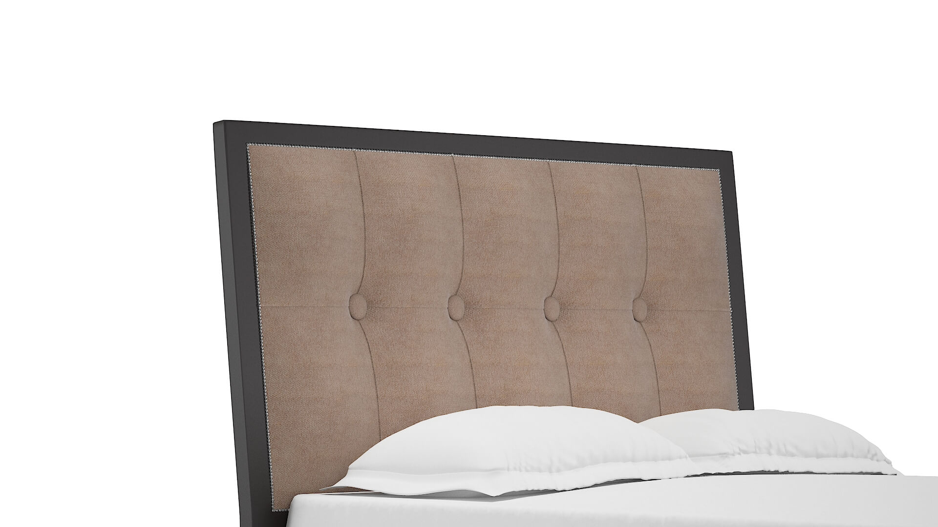 Hugo Bella Pewter Bed Queen Headboard