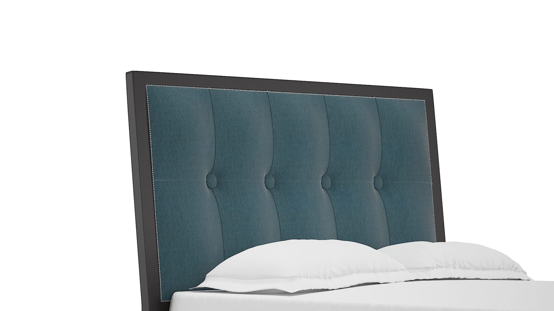 Hugo Cosmo Teal Bed Queen Headboard