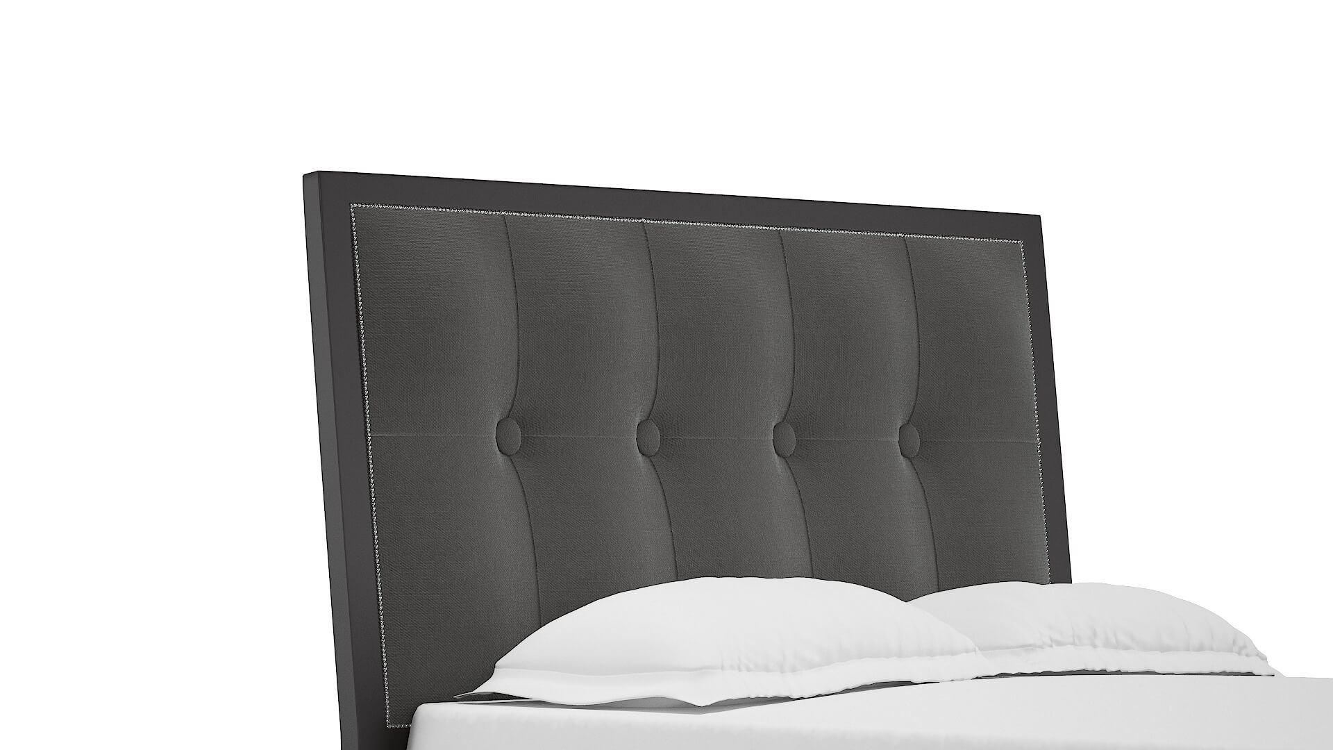 Hugo Rocket Charcoal Bed Queen Headboard