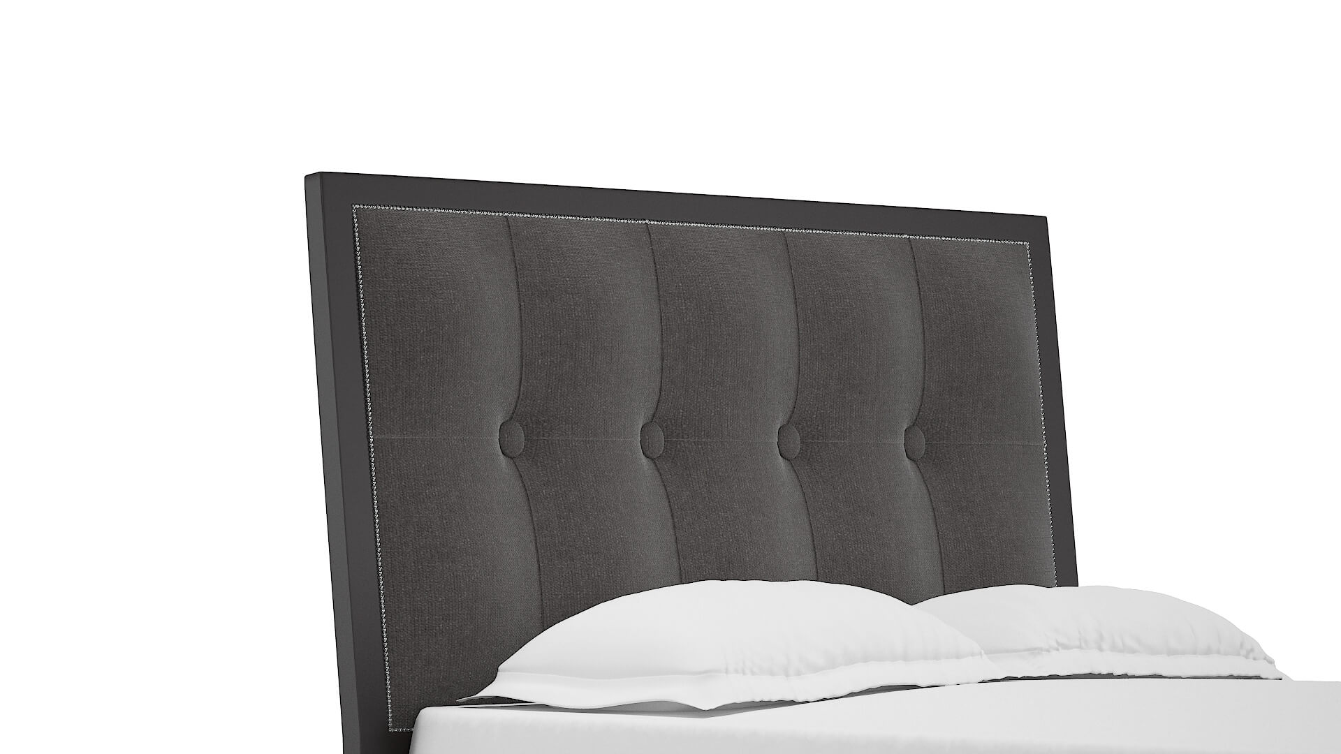 Hugo Sasha Grey Bed Queen Headboard