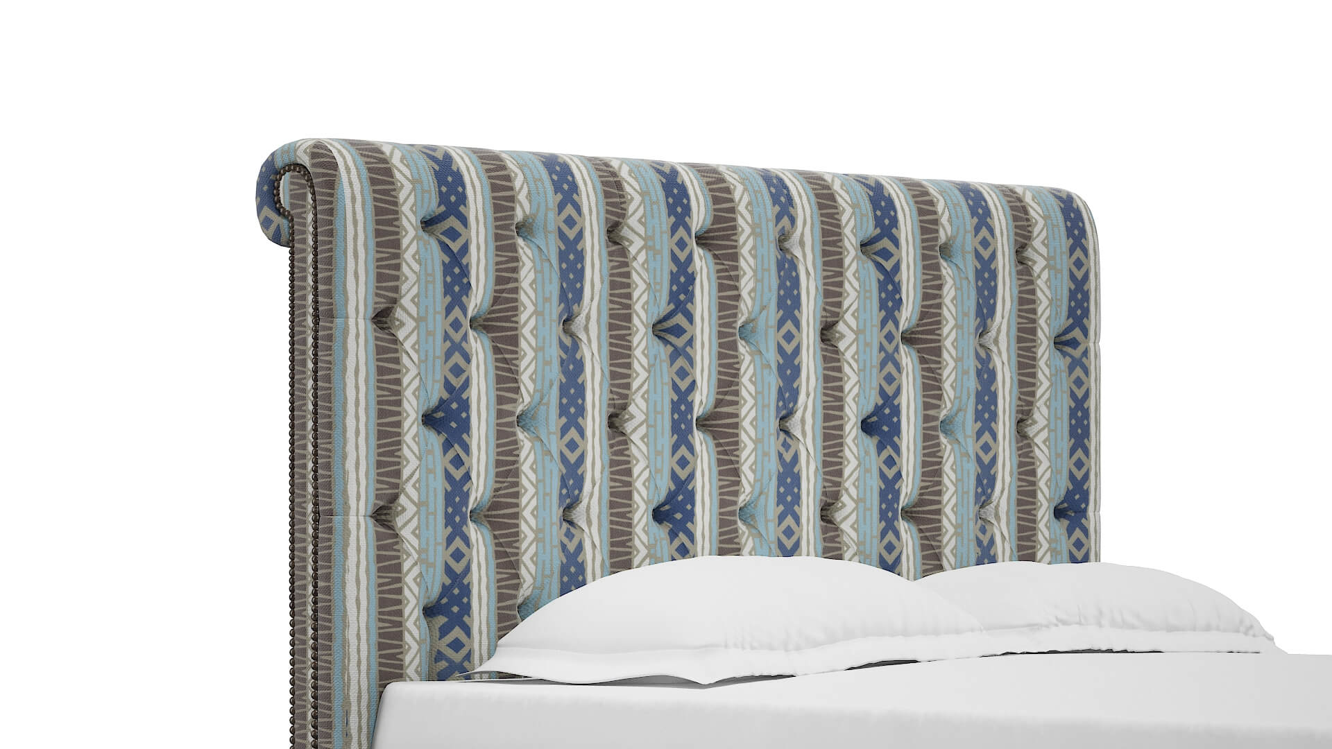 Kaila Bodhi Indigo Bed Queen Headboard