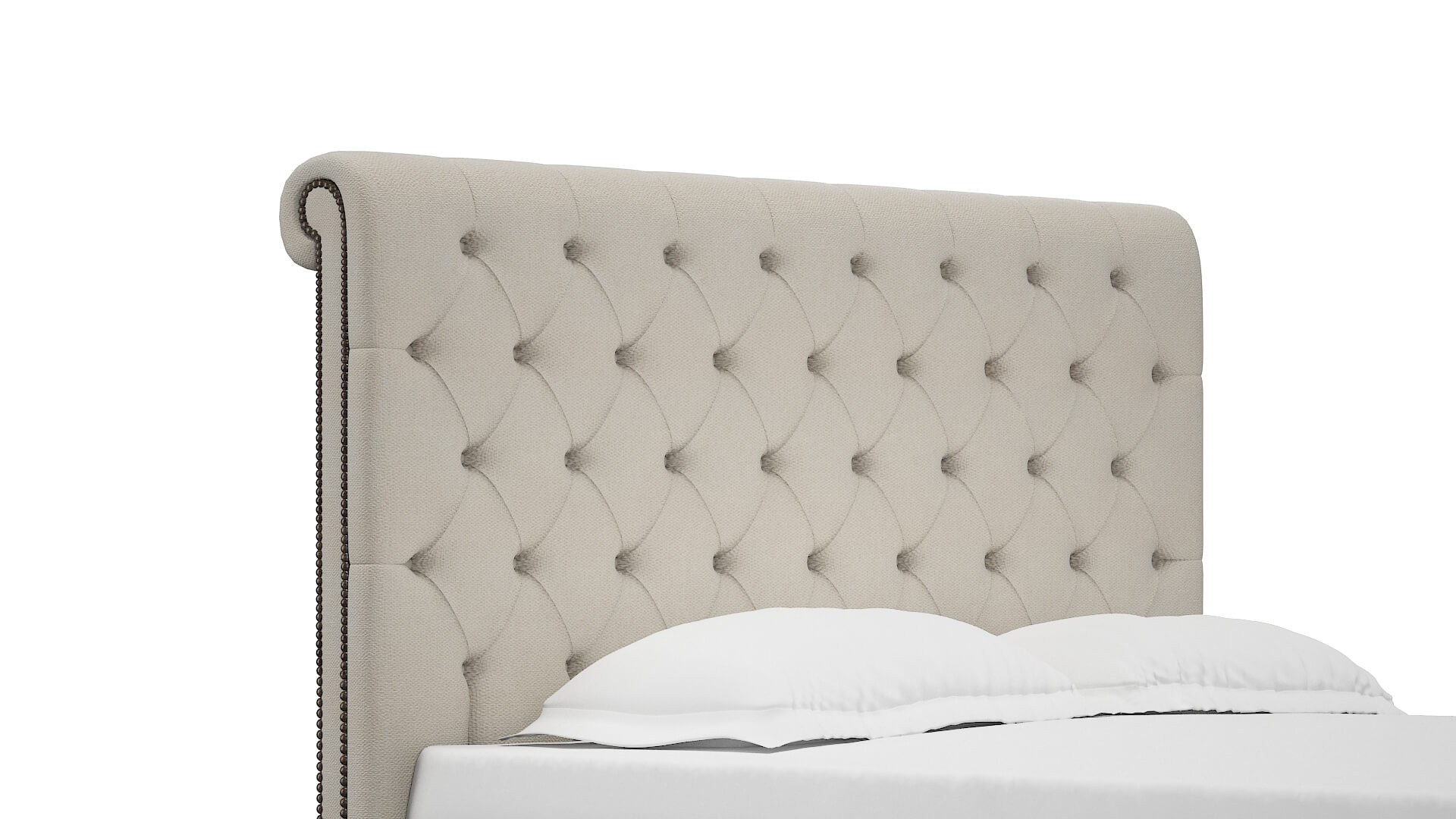 Kaila Bungalow Ivory Bed Queen Headboard