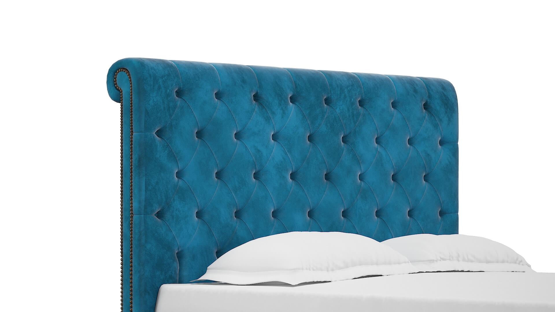 Kaila Buzz Teal Bed Queen Headboard