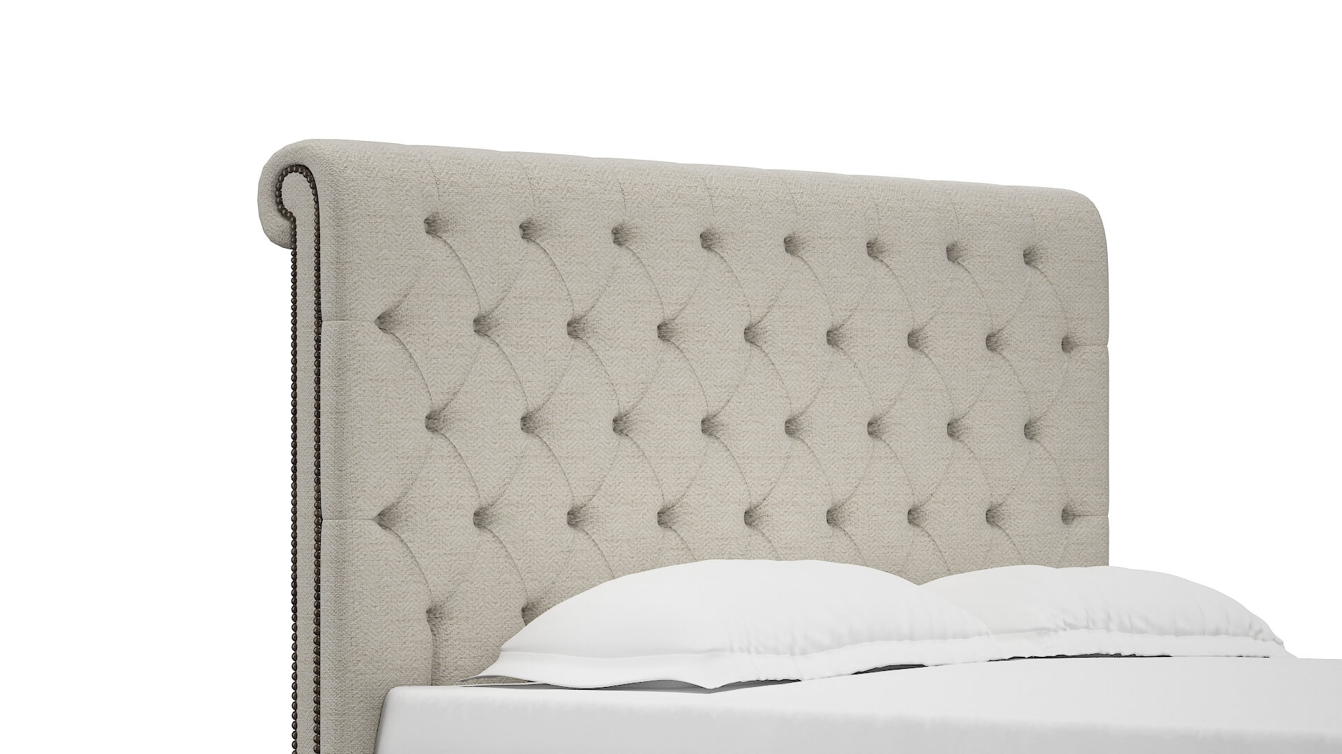 Kaila Catalina Linen Bed Queen Headboard