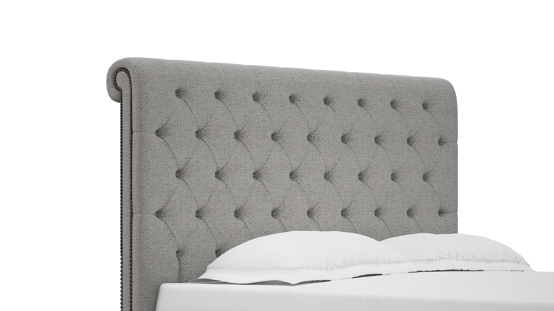 Kaila Catalina Silver Bed Queen Headboard