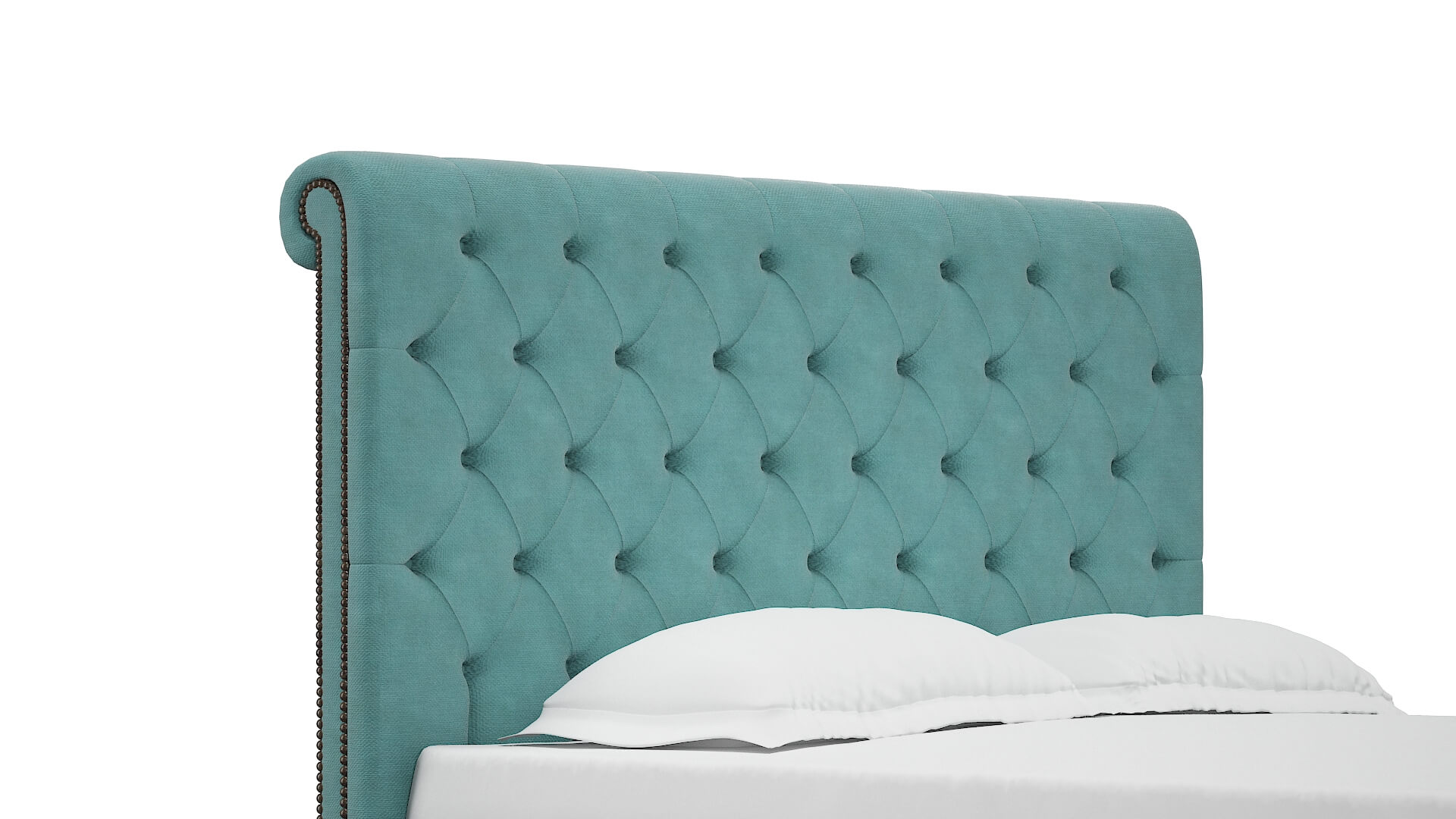 Kaila Dream_d French_blue Bed Queen Headboard