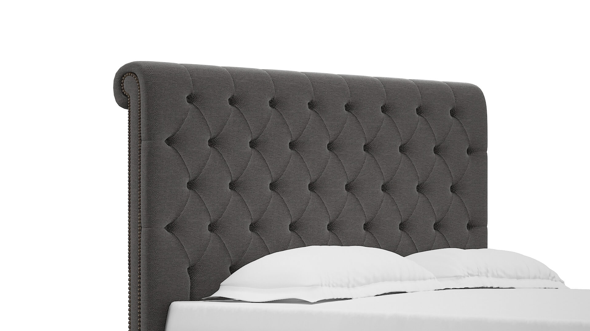 Kaila Oscar Grey Bed Queen Headboard