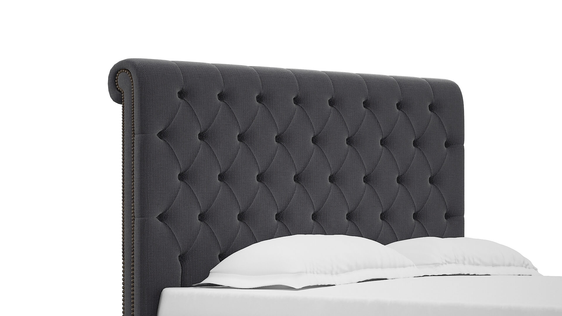 Kaila Parker Charcoal Bed Queen Headboard