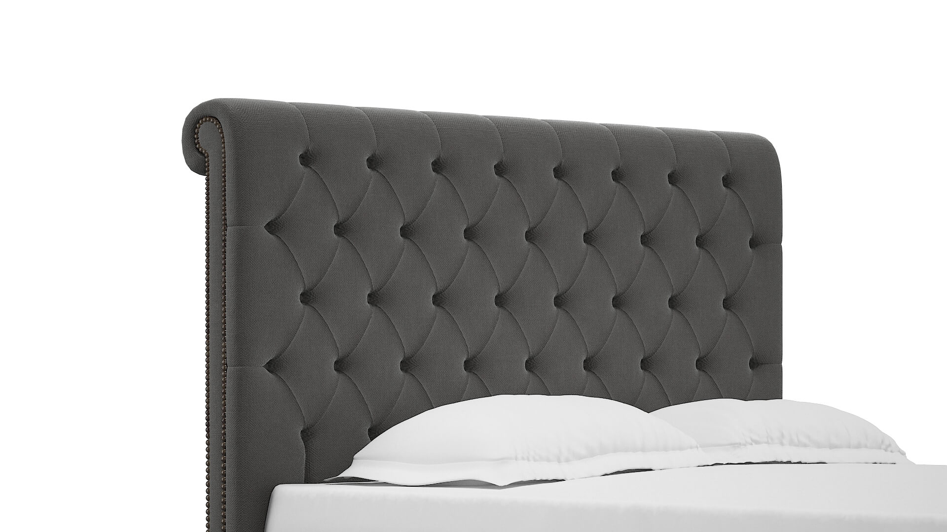 Kaila Rocket Charcoal Bed Queen Headboard
