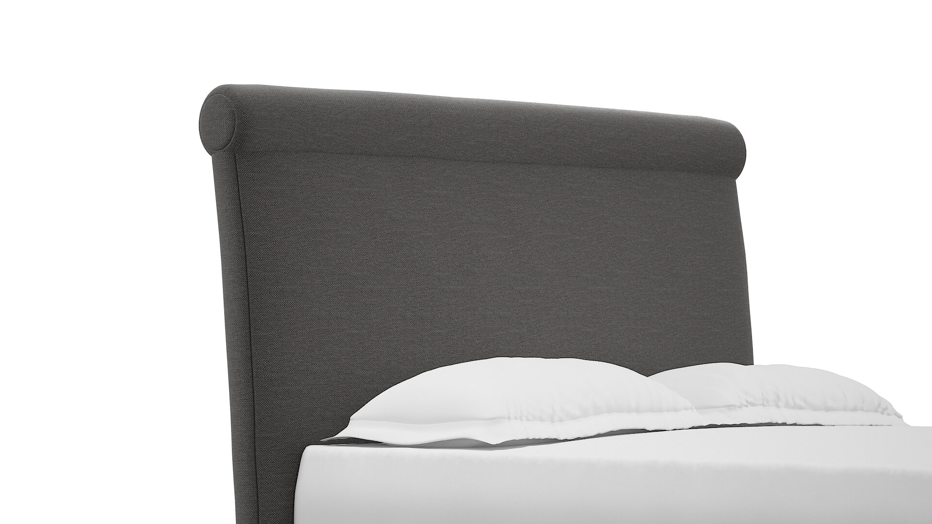 Maja Oscar Grey Bed Queen Headboard