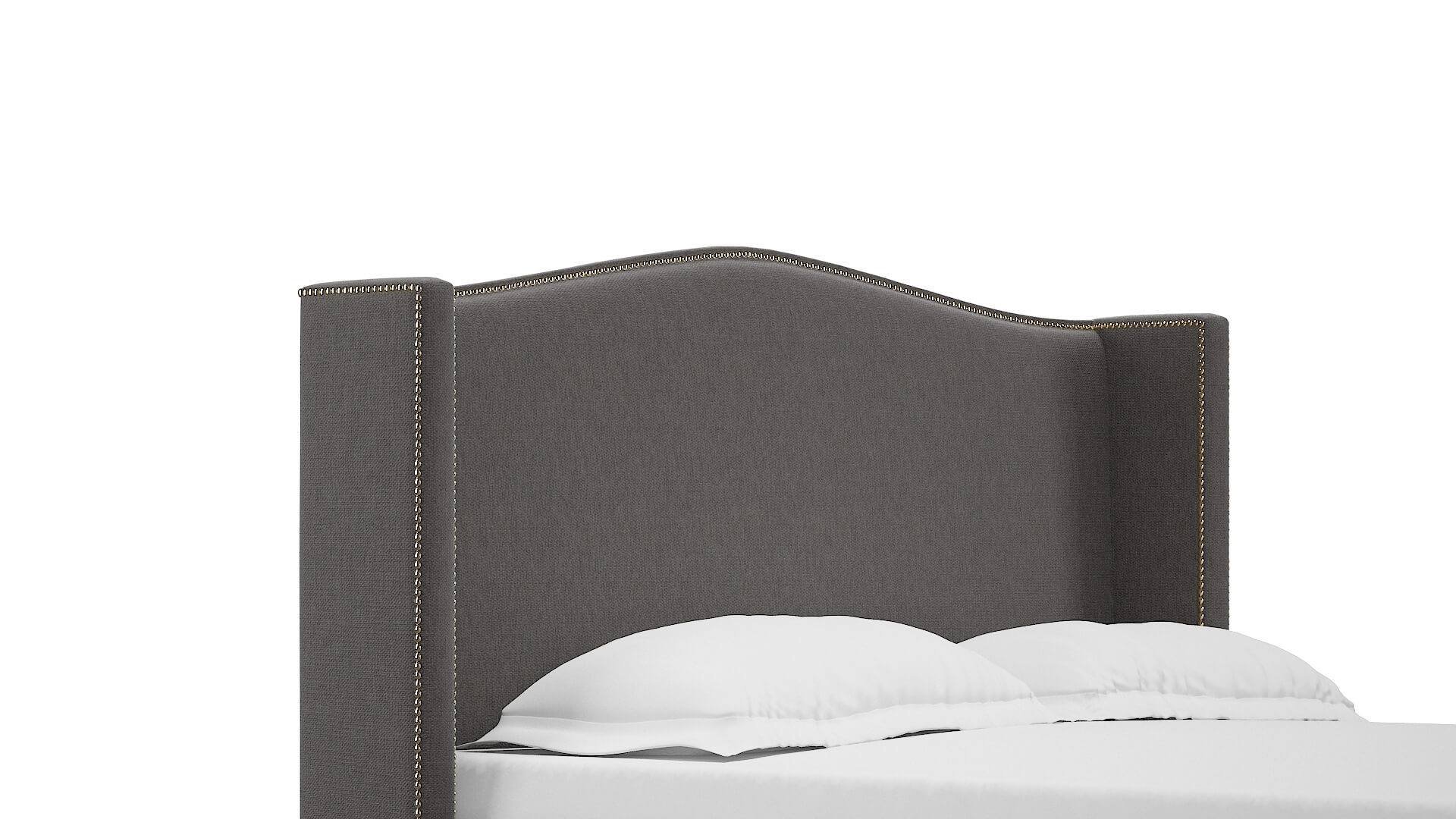 Maya Cosmo Charcoal Bed Queen Headboard