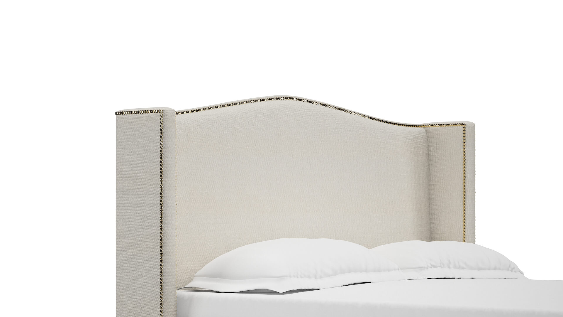 Maya R_prize Cream Bed Queen Headboard