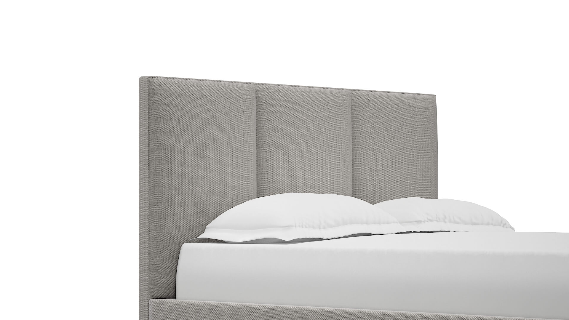 Mia Derby Grey Bed Queen Headboard