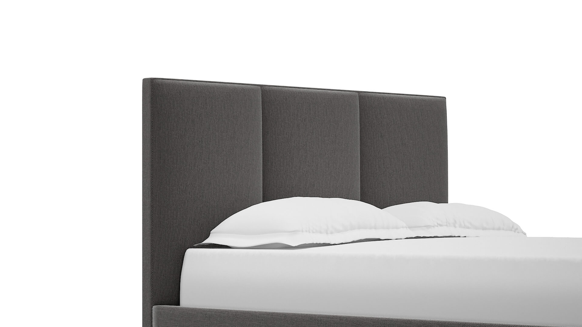 Mia Oscar Charcoal Bed Queen Headboard