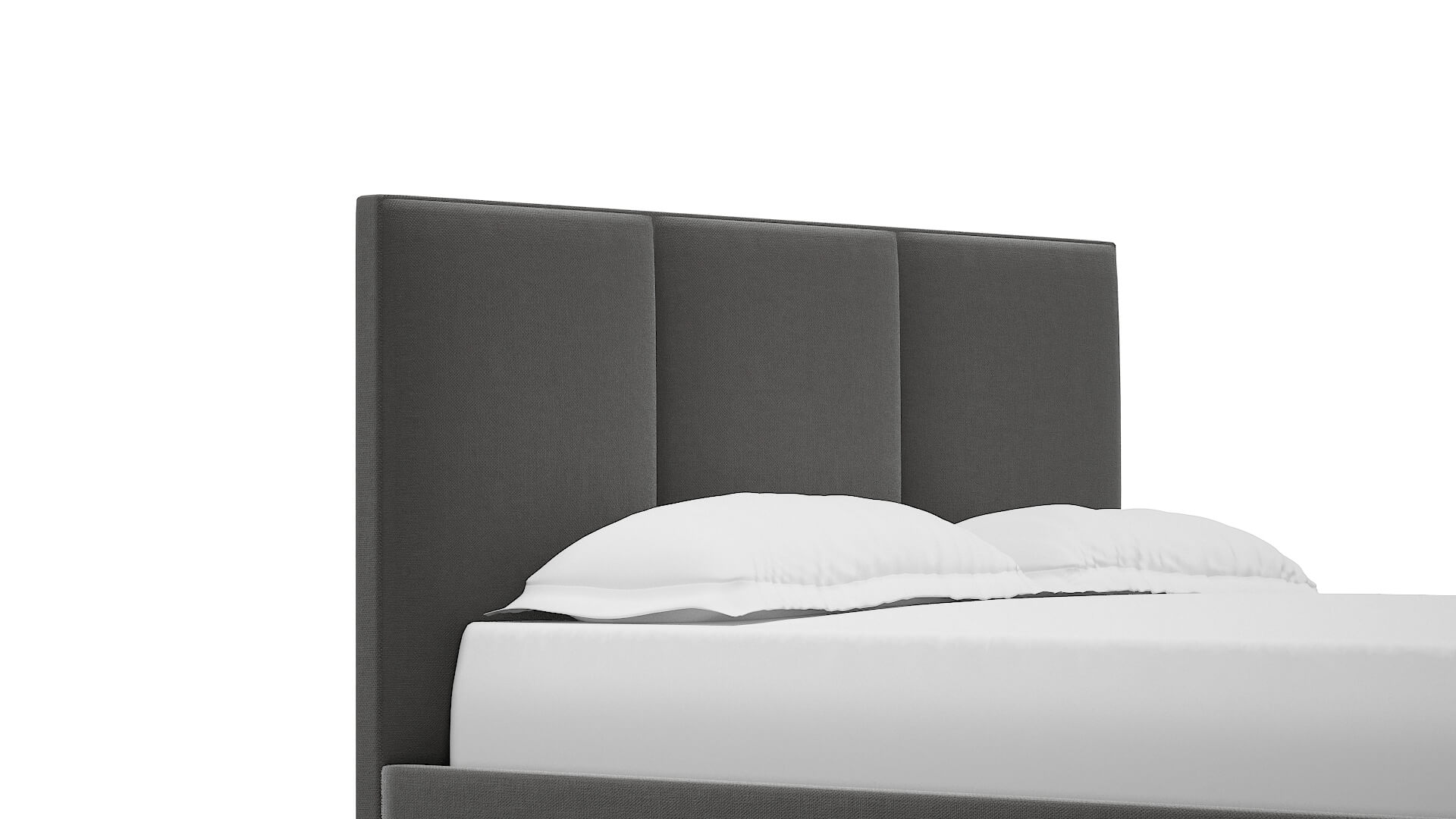Mia Rocket Charcoal Bed Queen Headboard
