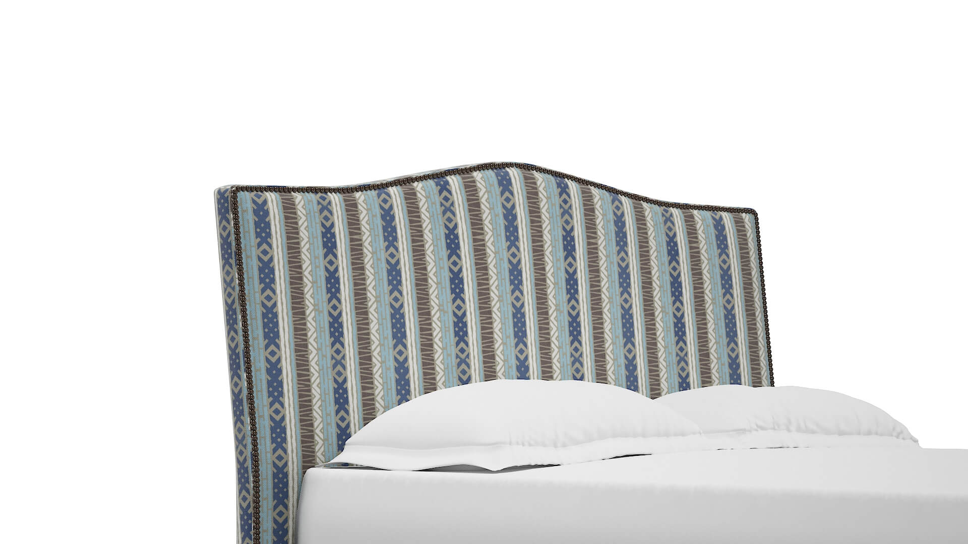 Prato Bodhi Indigo Bed Queen Headboard