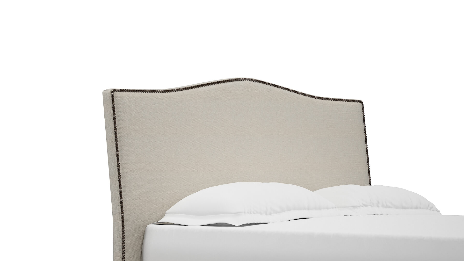 Prato Bungalow Ivory Bed Queen Headboard