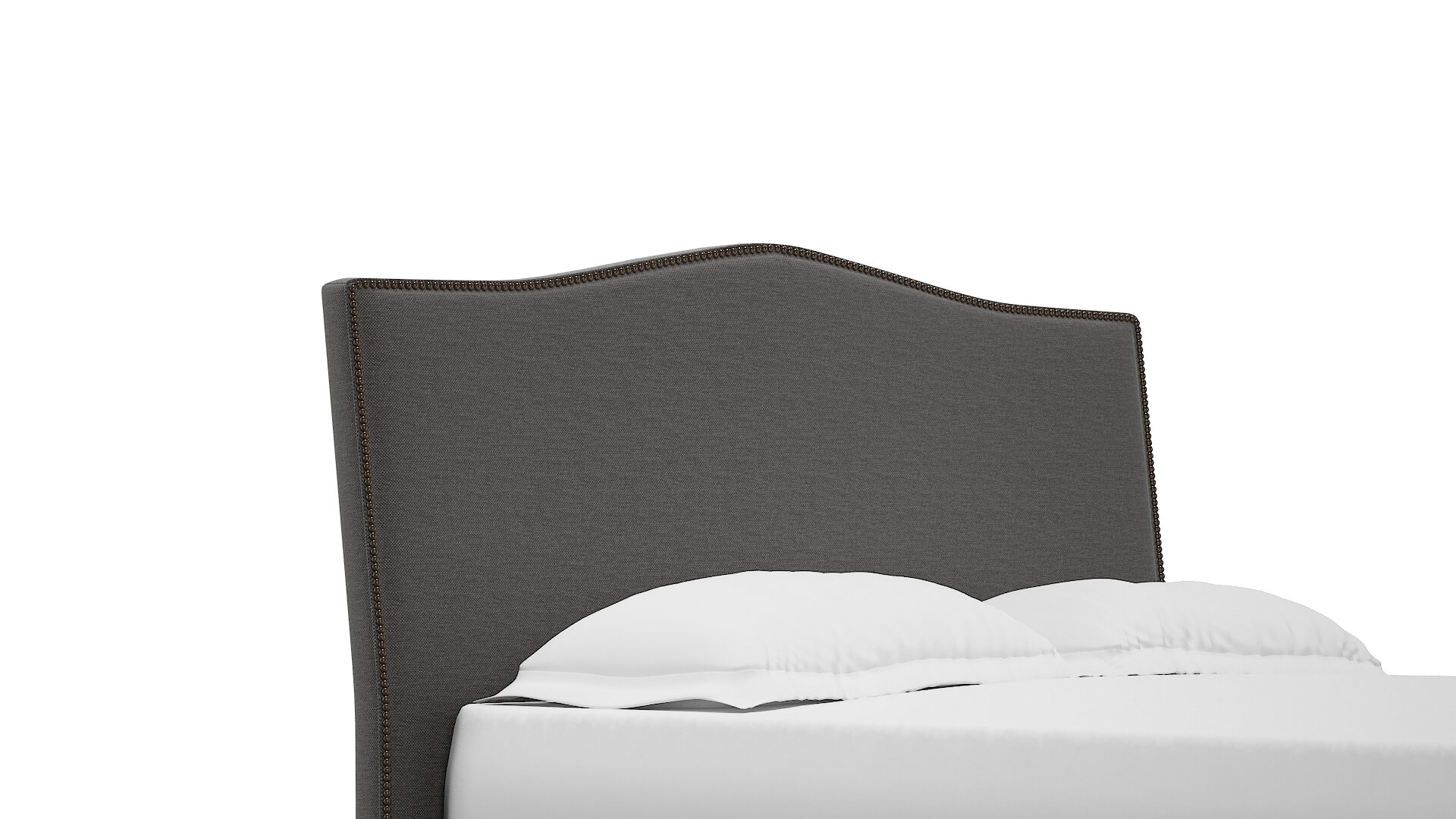 Prato Oscar Charcoal Bed Queen Headboard