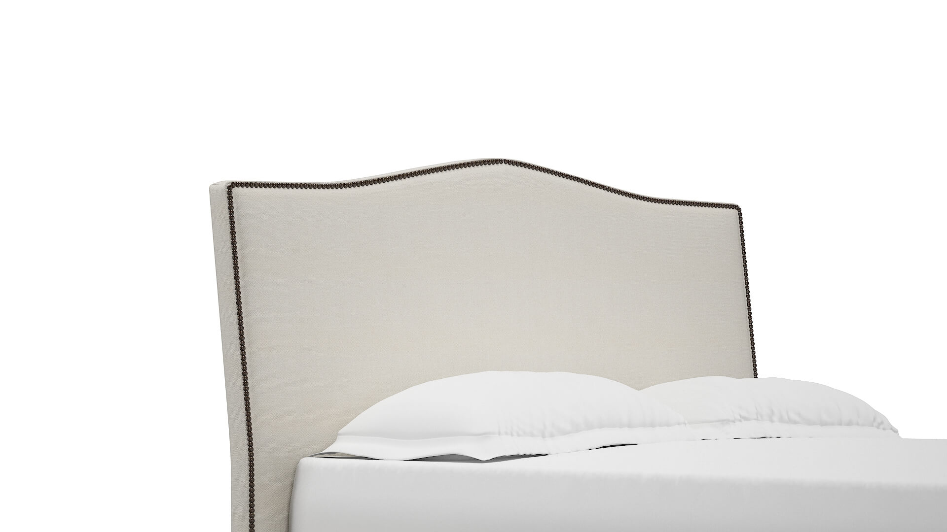 Prato R_prize Cream Bed Queen Headboard