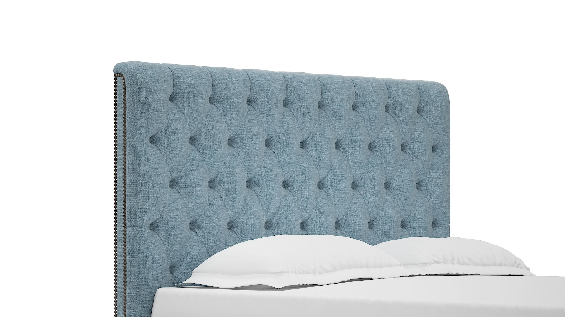 Remy Atlas Turquoise Bed Queen Headboard