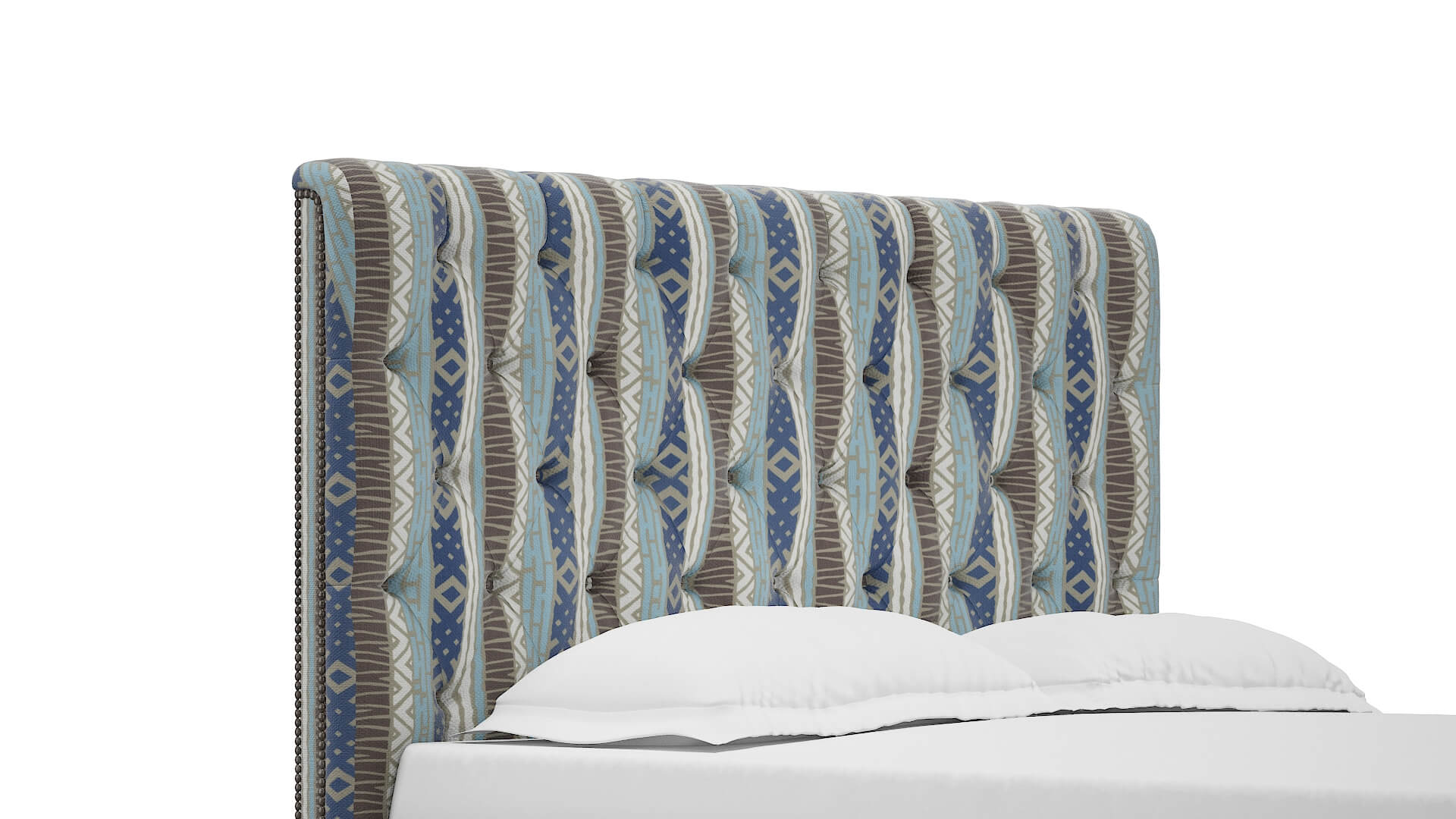 Remy Bodhi Indigo Bed Queen Headboard