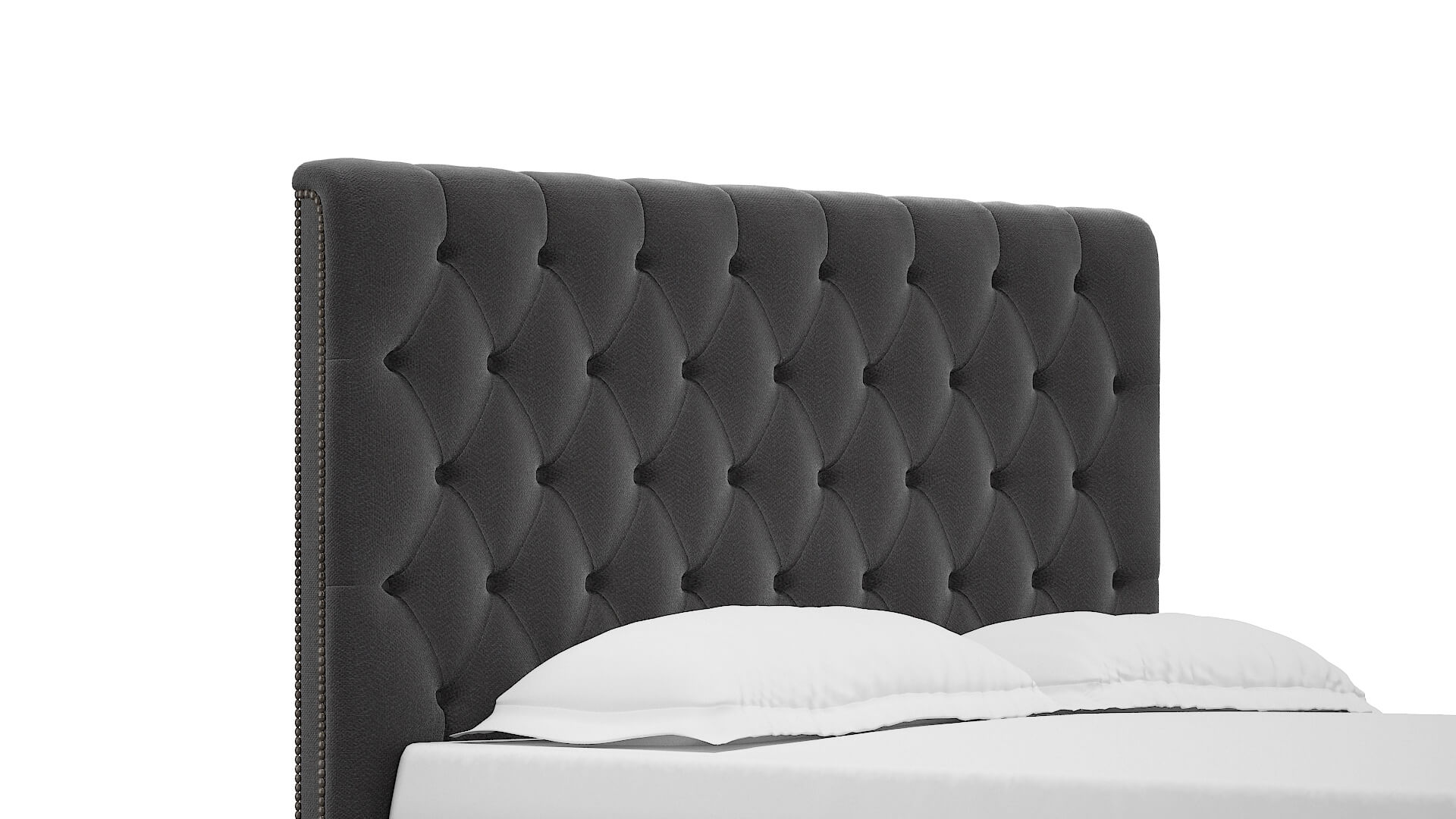 Remy Catalina Charcoal Bed Queen Headboard