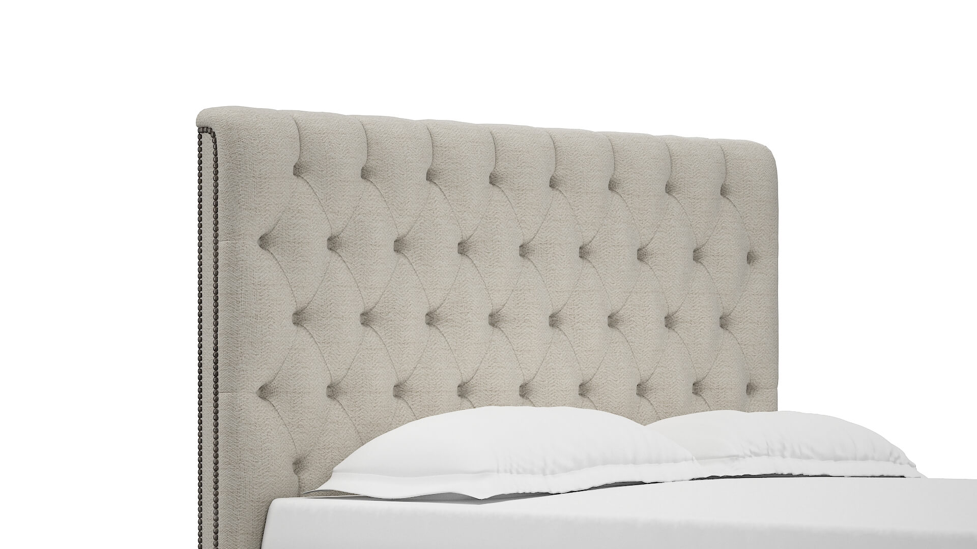 Remy Catalina Linen Bed Queen Headboard