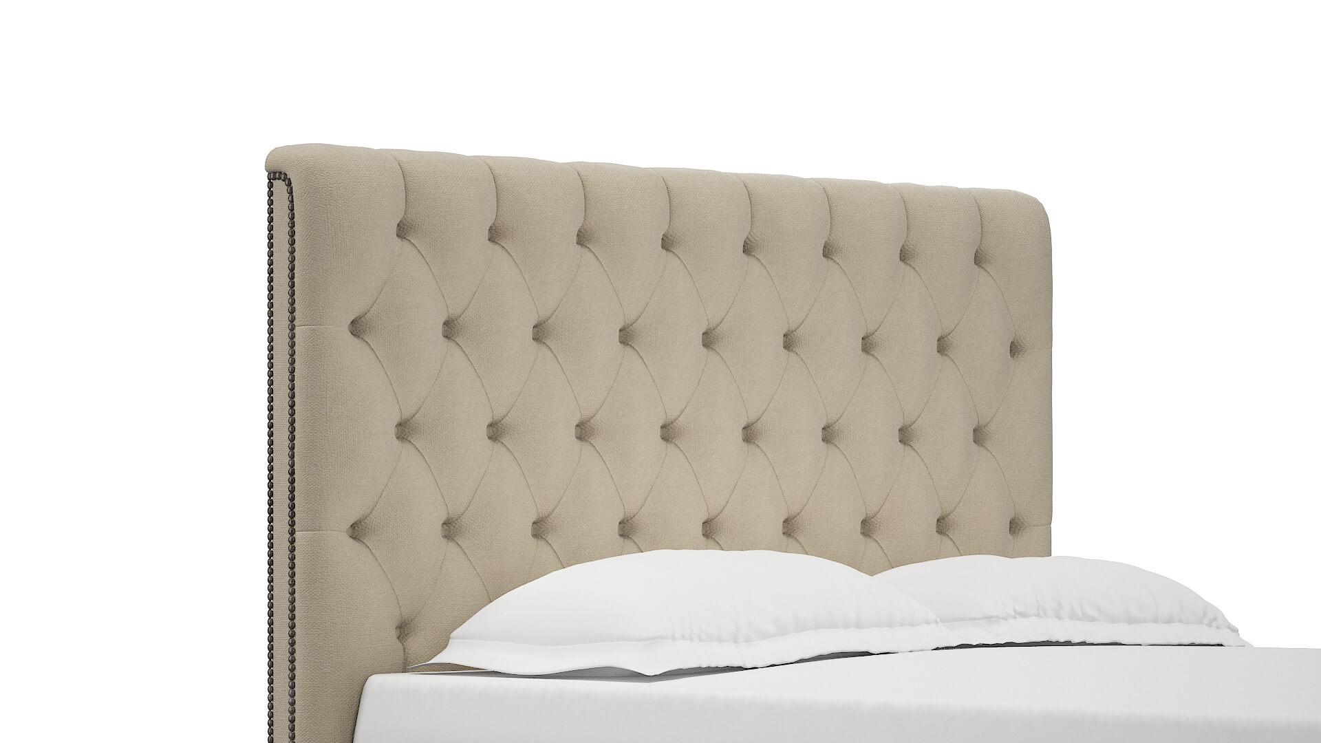 Remy Dream_d Almond Bed Queen Headboard
