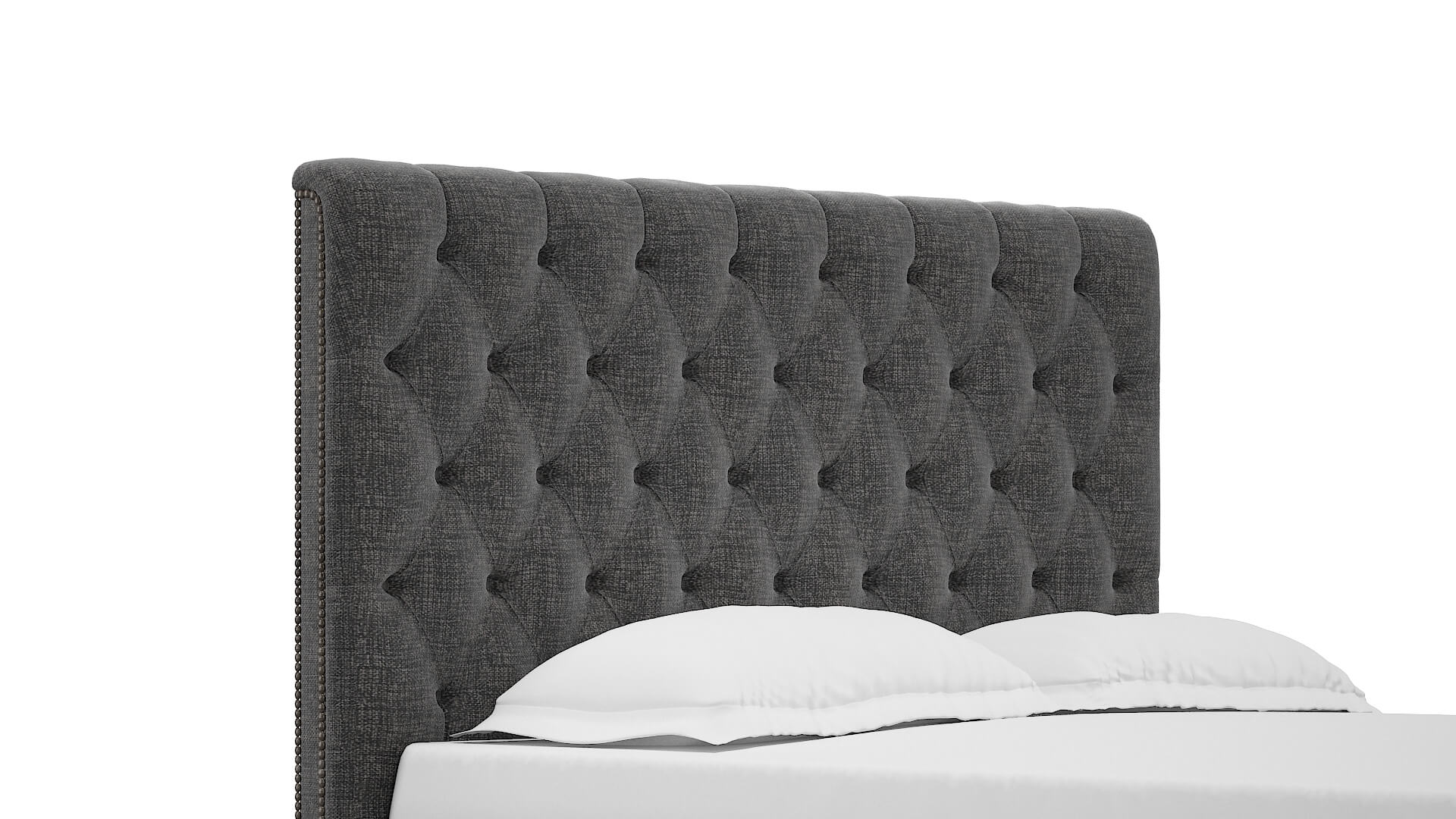 Remy Insight Charcoal Bed Queen Headboard
