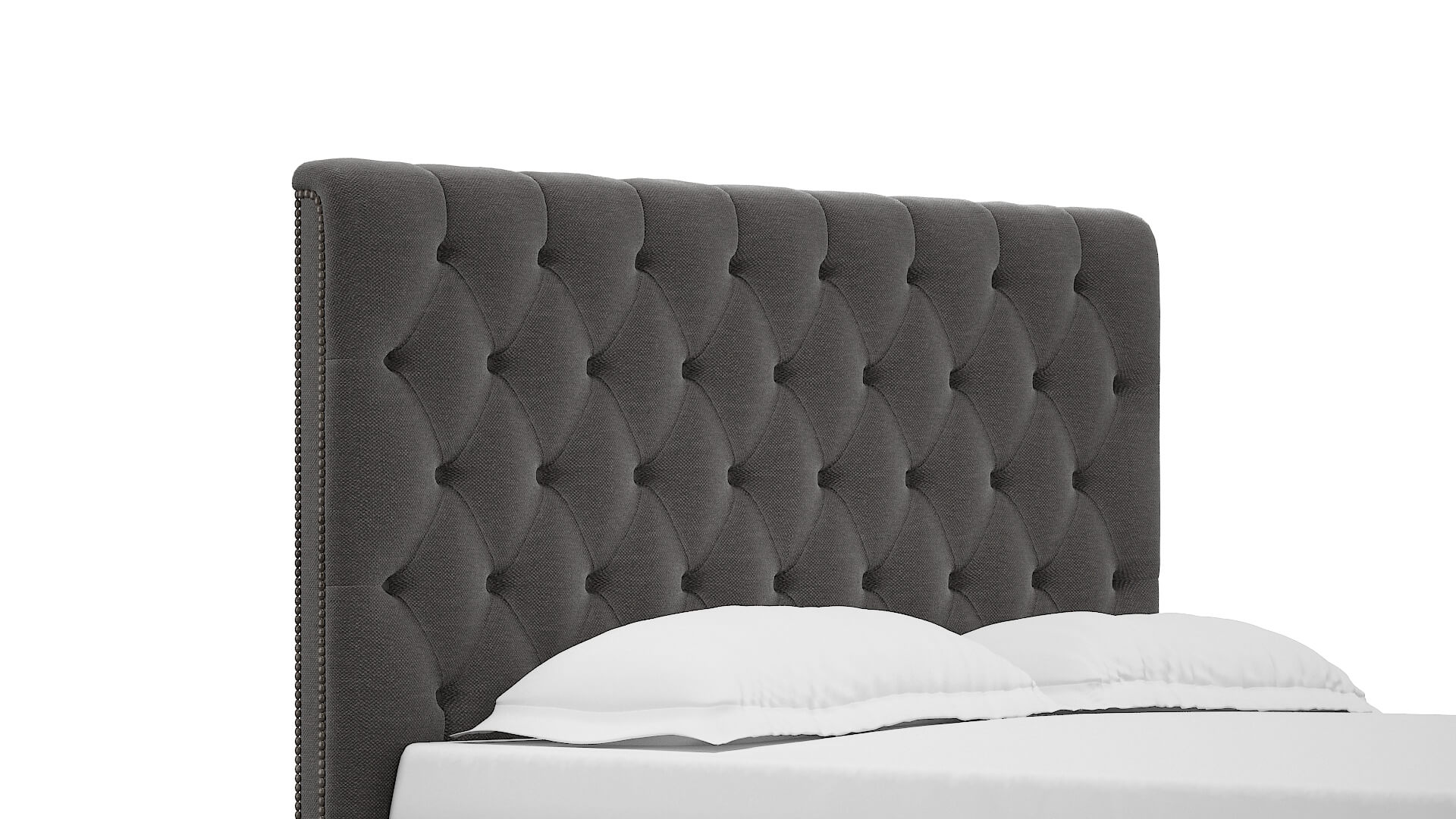 Remy Oscar Grey Bed Queen Headboard