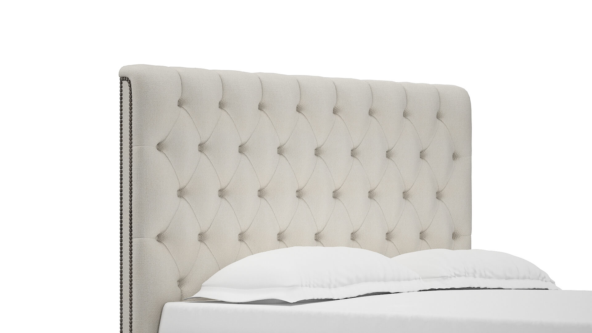 Remy R_prize Cream Bed Queen Headboard