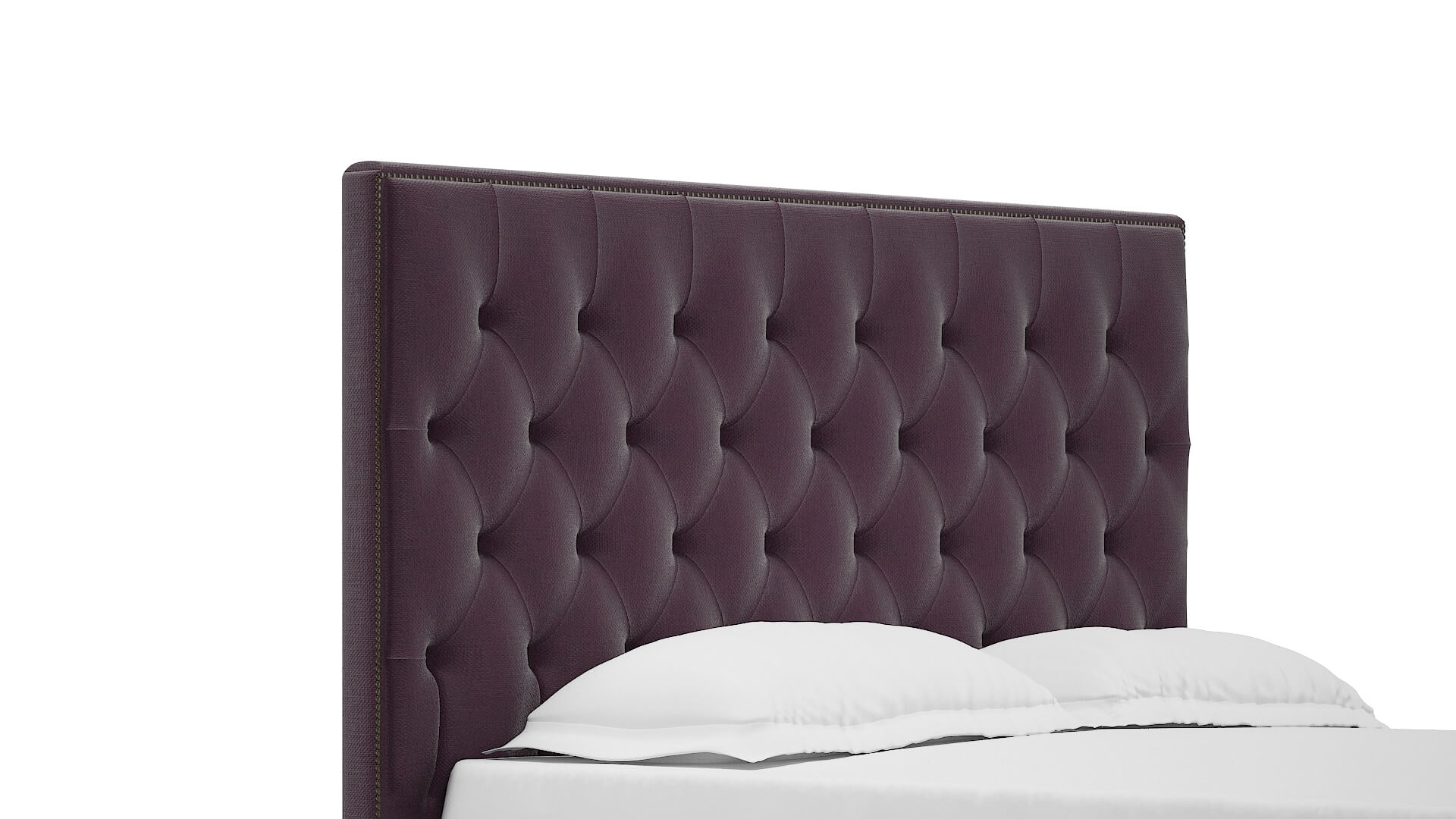 Rimini Bella Aubergine Bed Queen Headboard