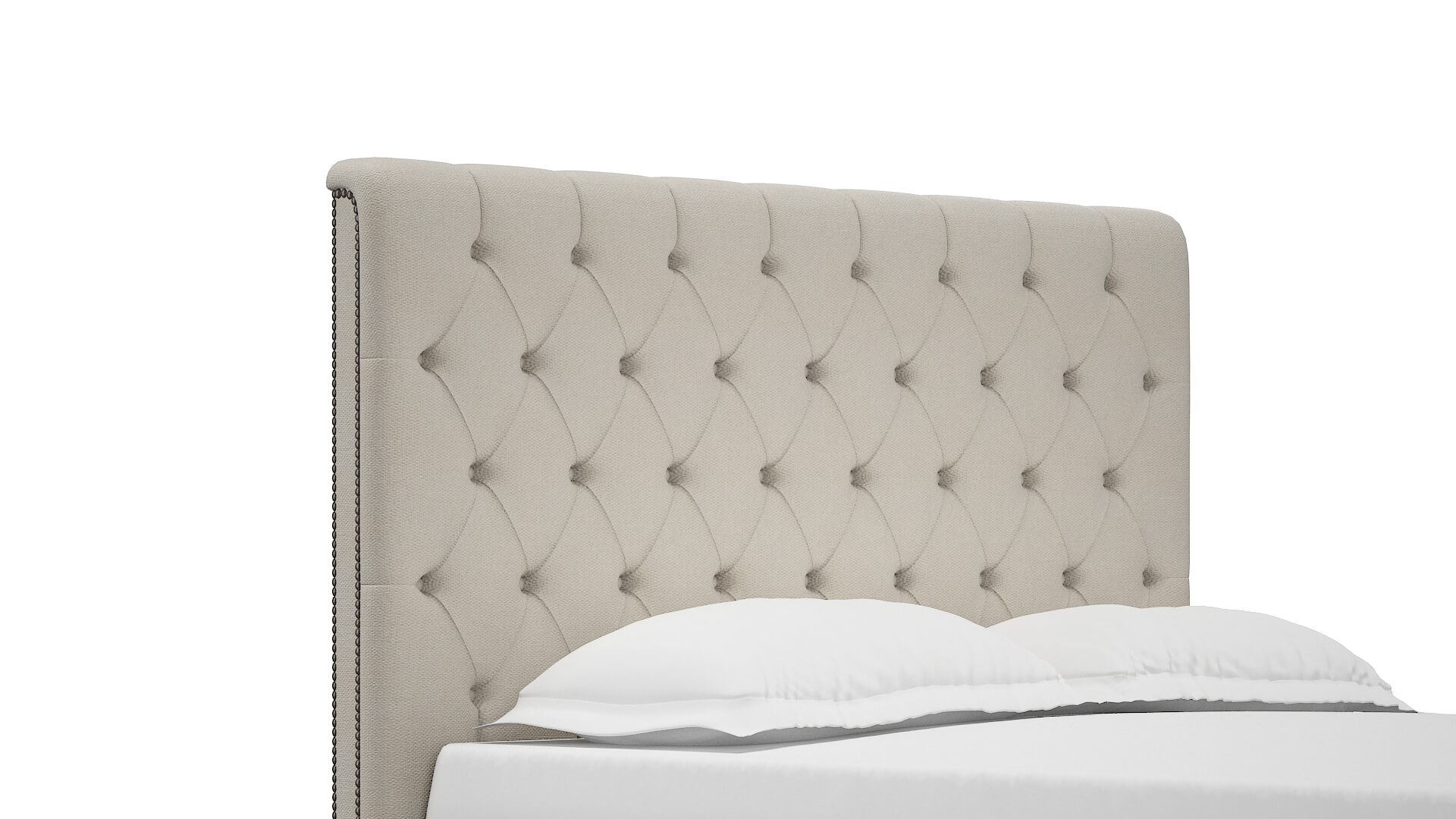 Sophia Bungalow Ivory Bed Queen Headboard