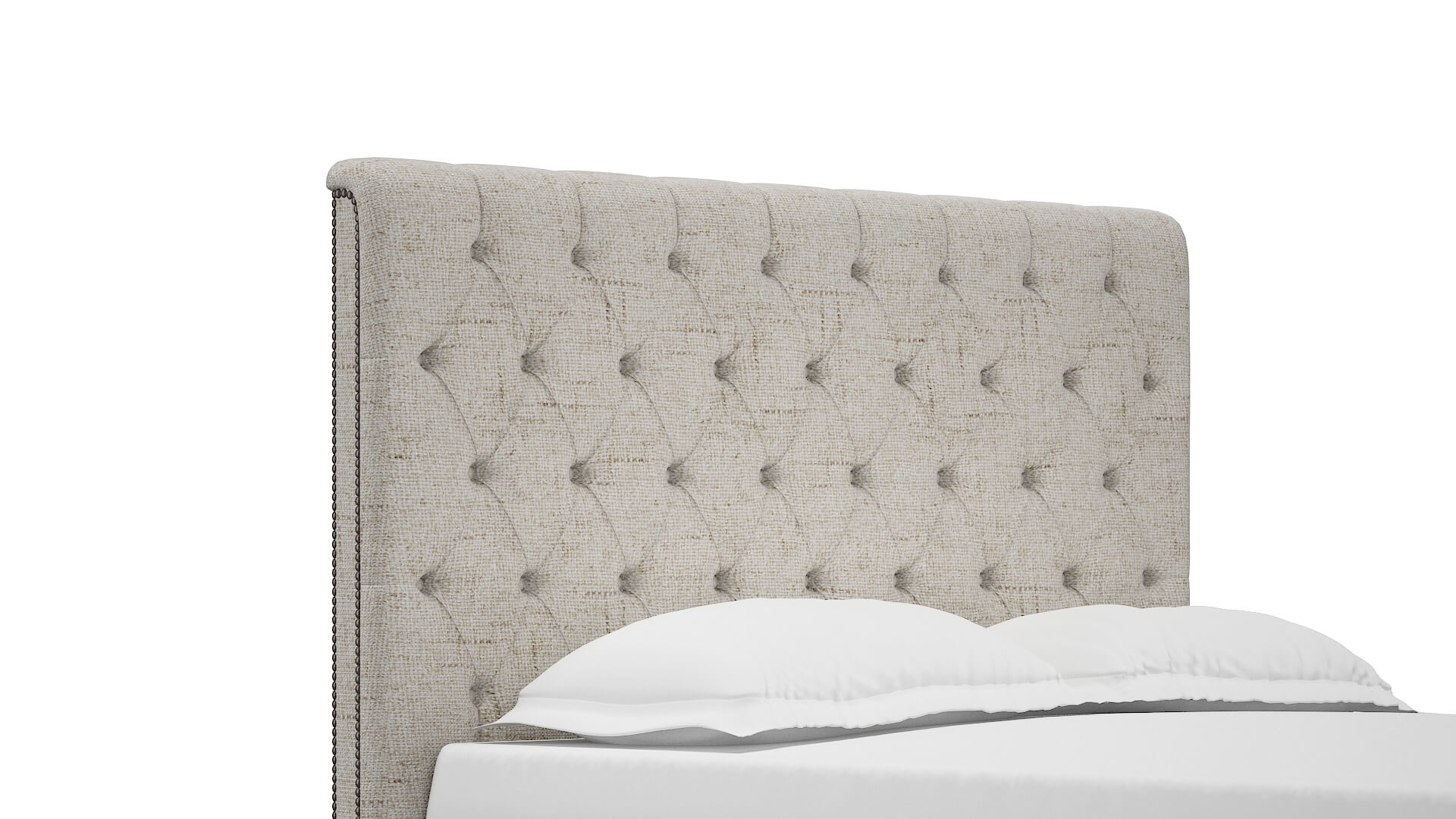 Sophia Derby Taupe Bed Queen Headboard