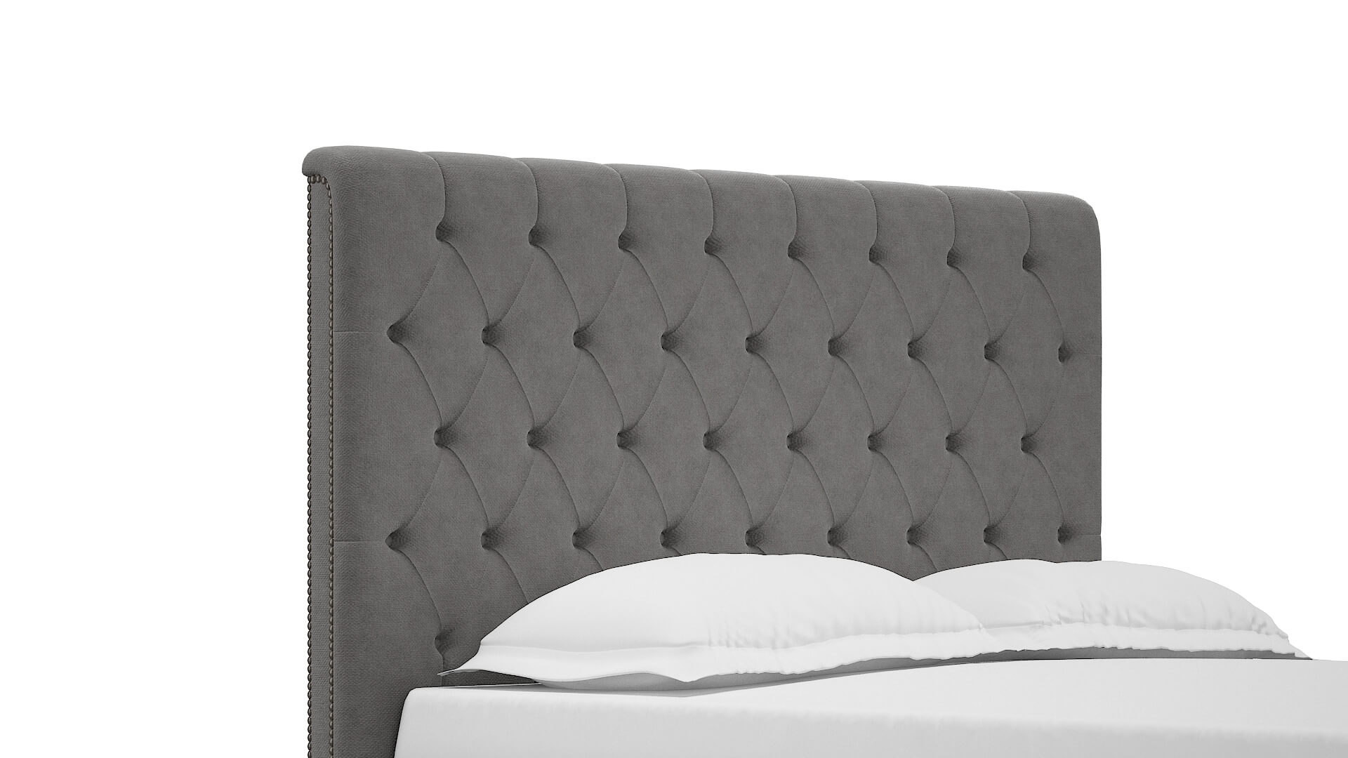 Sophia Dream_d Charcoal Bed Queen Headboard