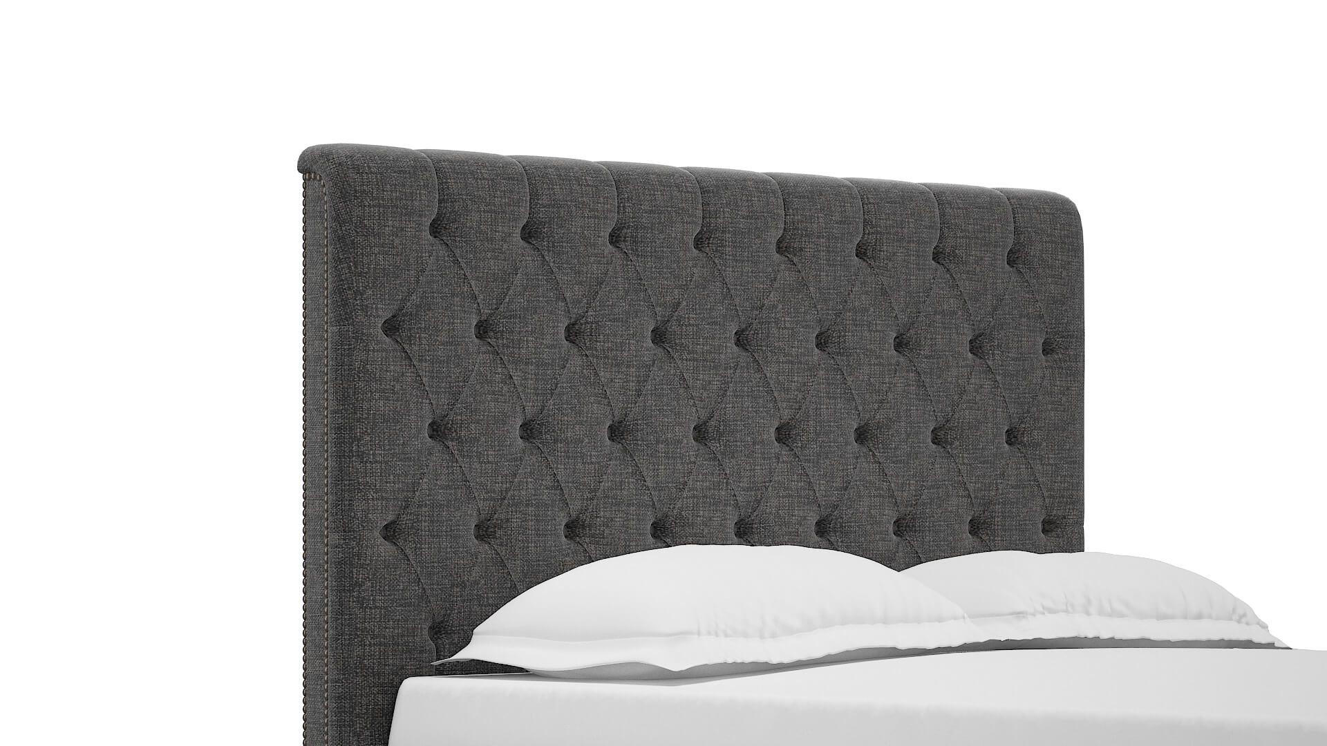 Sophia Insight Charcoal Bed Queen Headboard