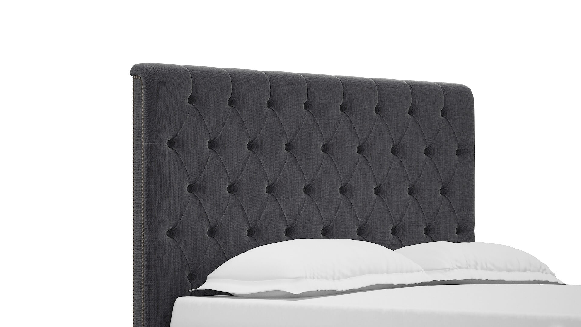 Sophia Parker Charcoal Bed Queen Headboard