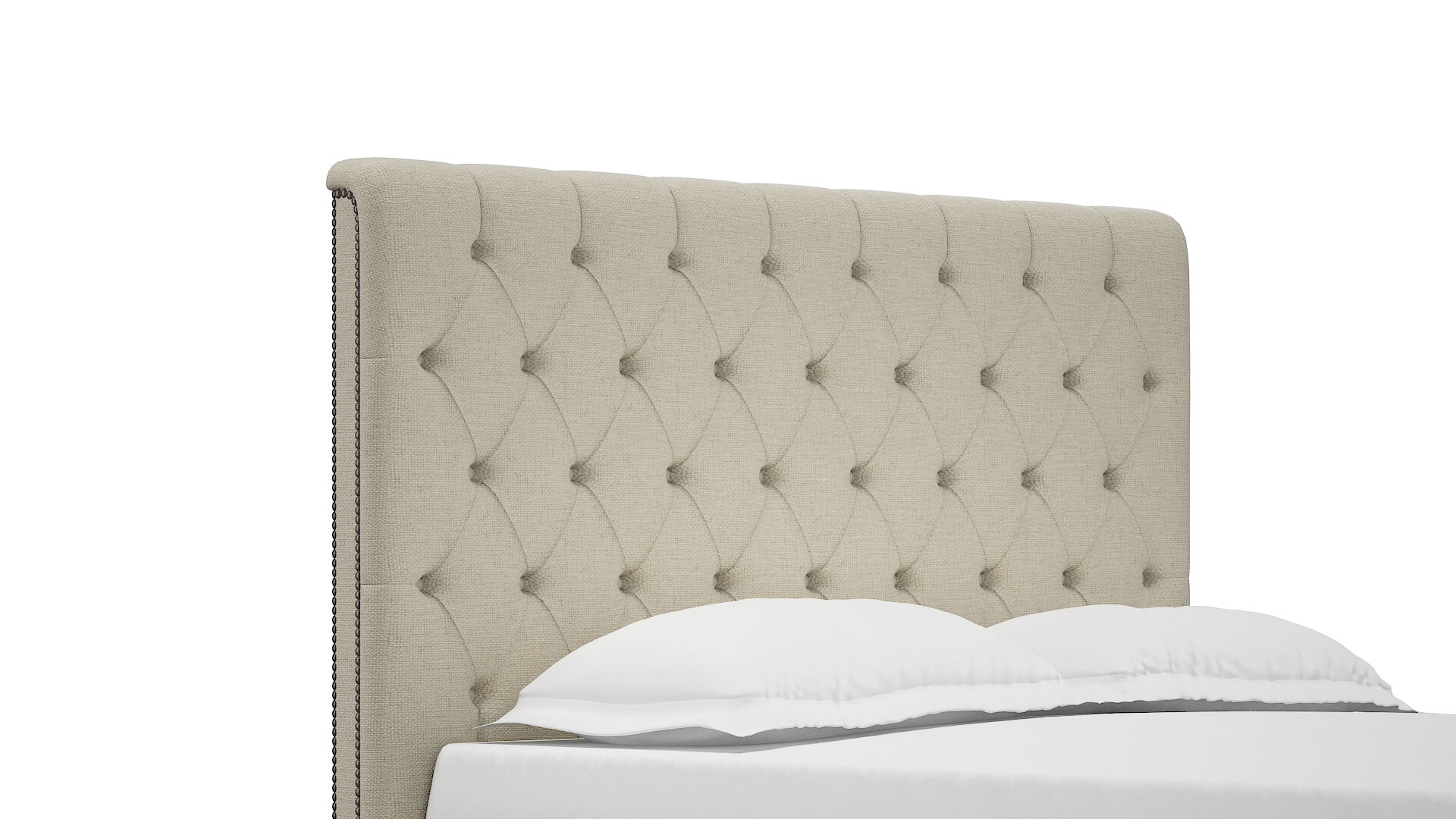 Sophia Phoenix Ivory Bed Queen Headboard