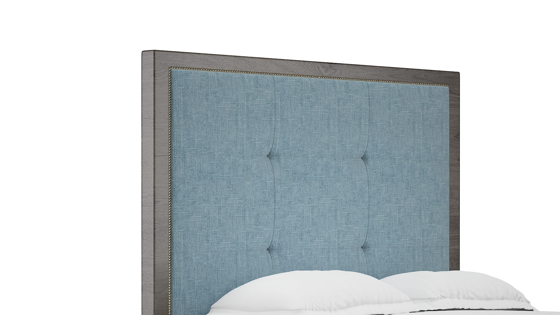 Talia Atlas Turquoise Bed Queen Headboard