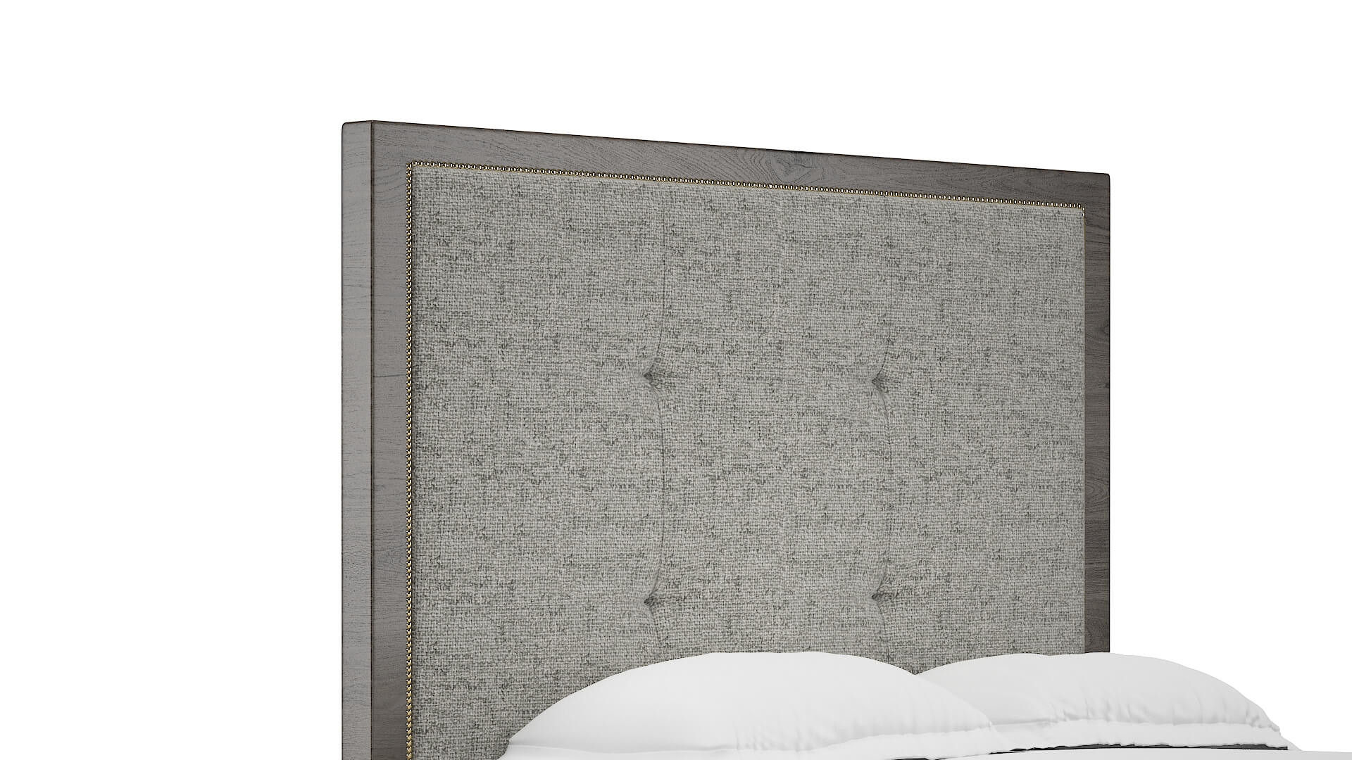 Talia Derby Silver Bed Queen Headboard