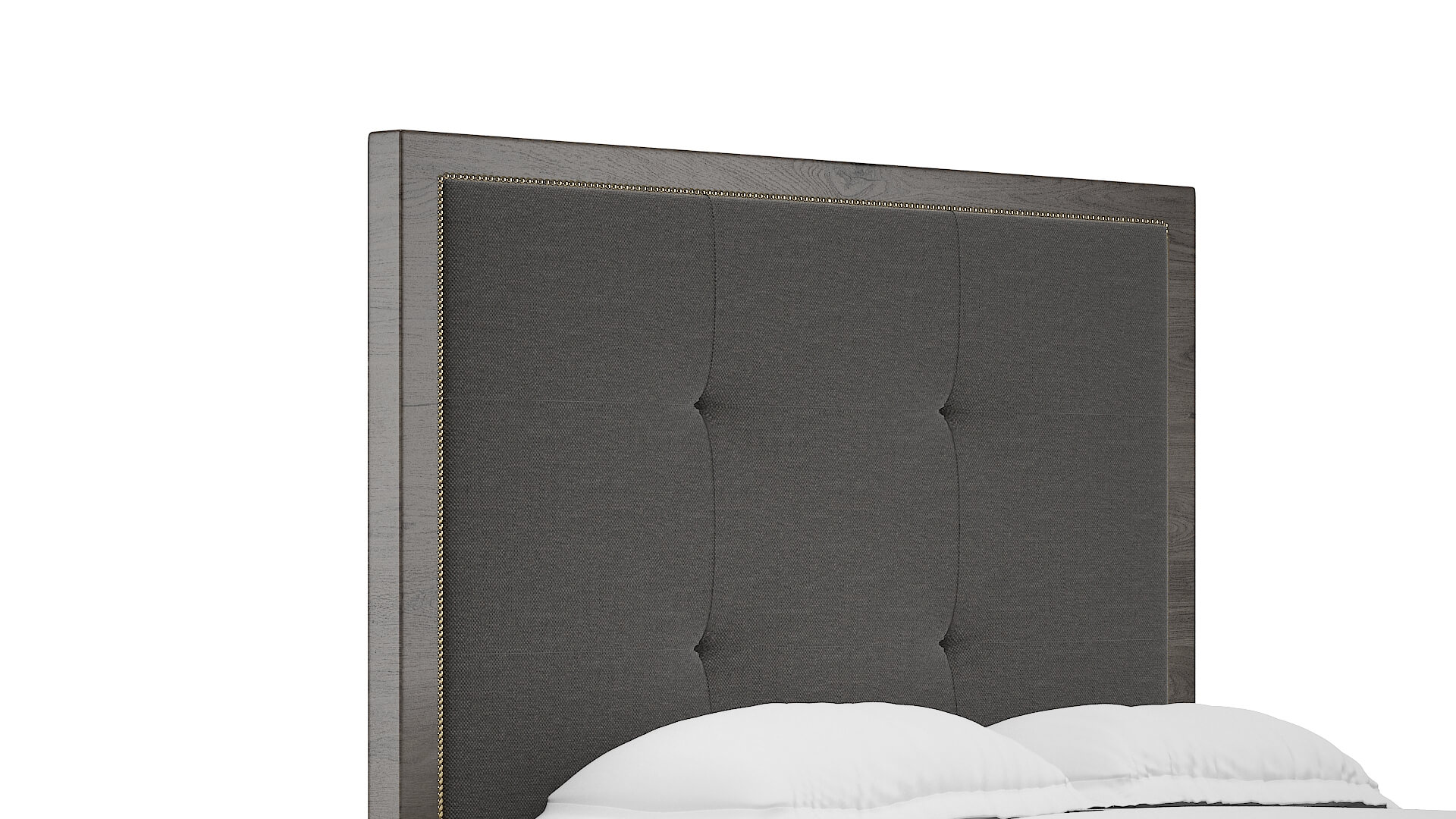 Talia Oscar Grey Bed Queen Headboard