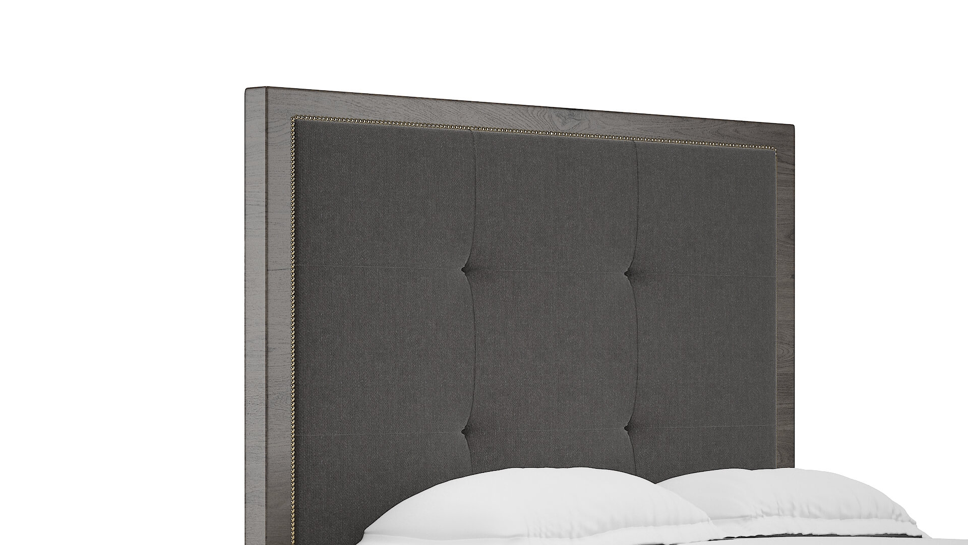 Talia Sasha Grey Bed Queen Headboard