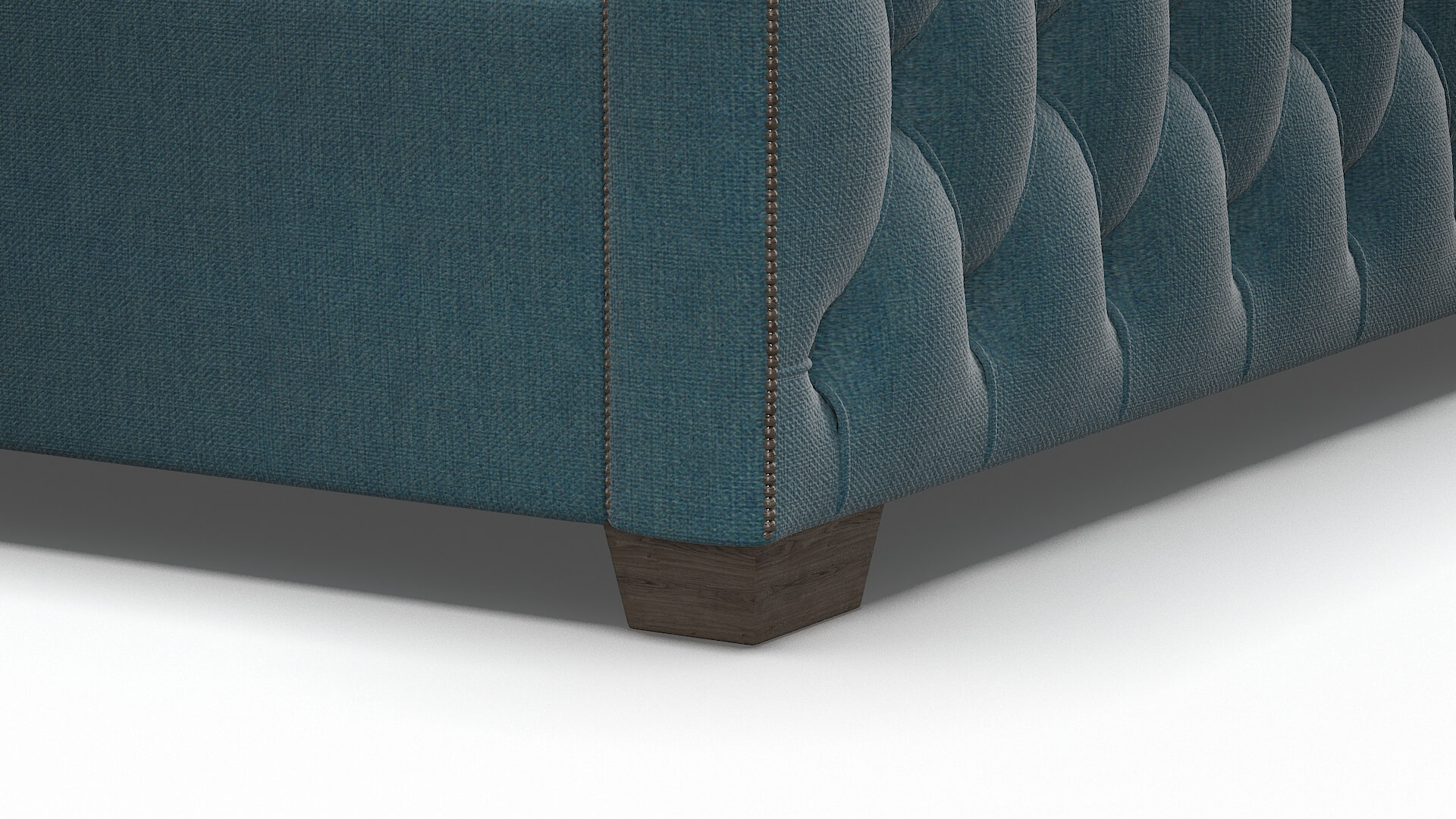 Aida Hepburn Teal Bed Leg