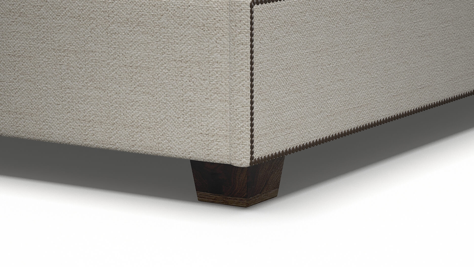 Bellezza Catalina Linen Bed Leg