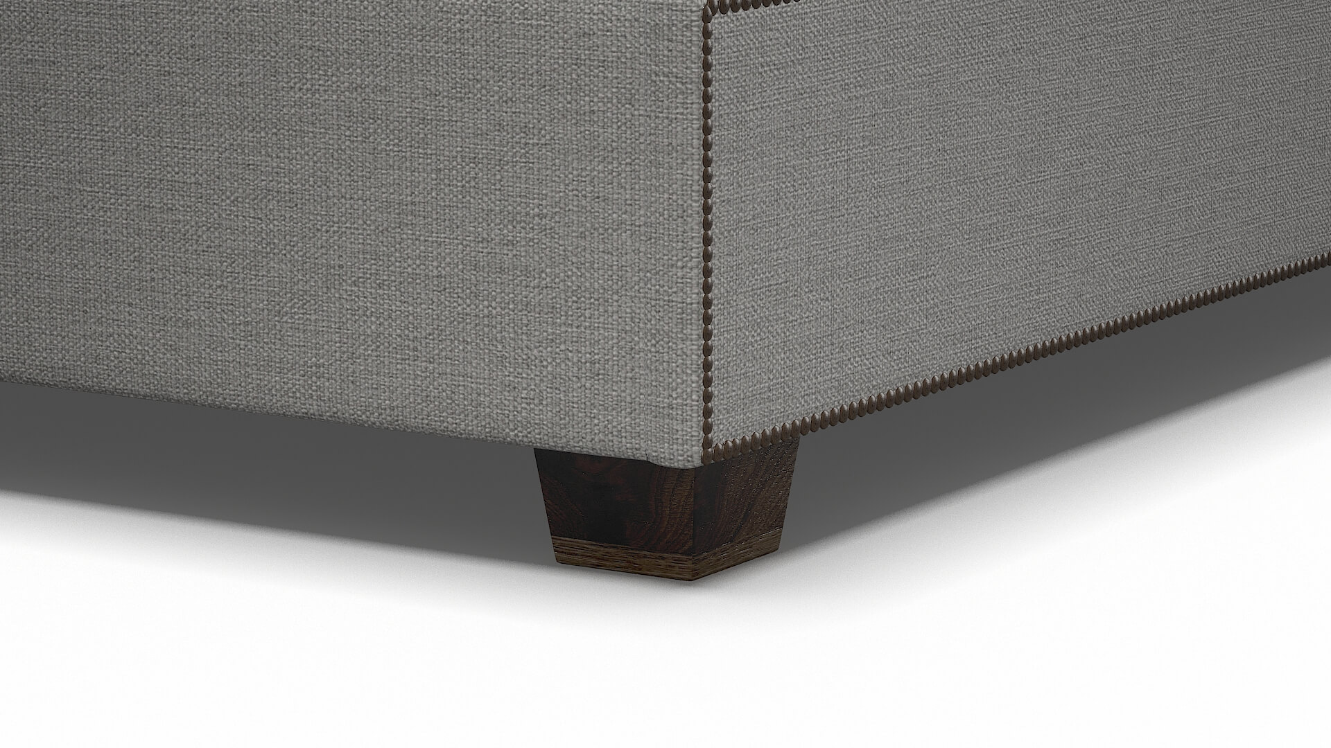 Bellezza Parker Silver Bed Leg