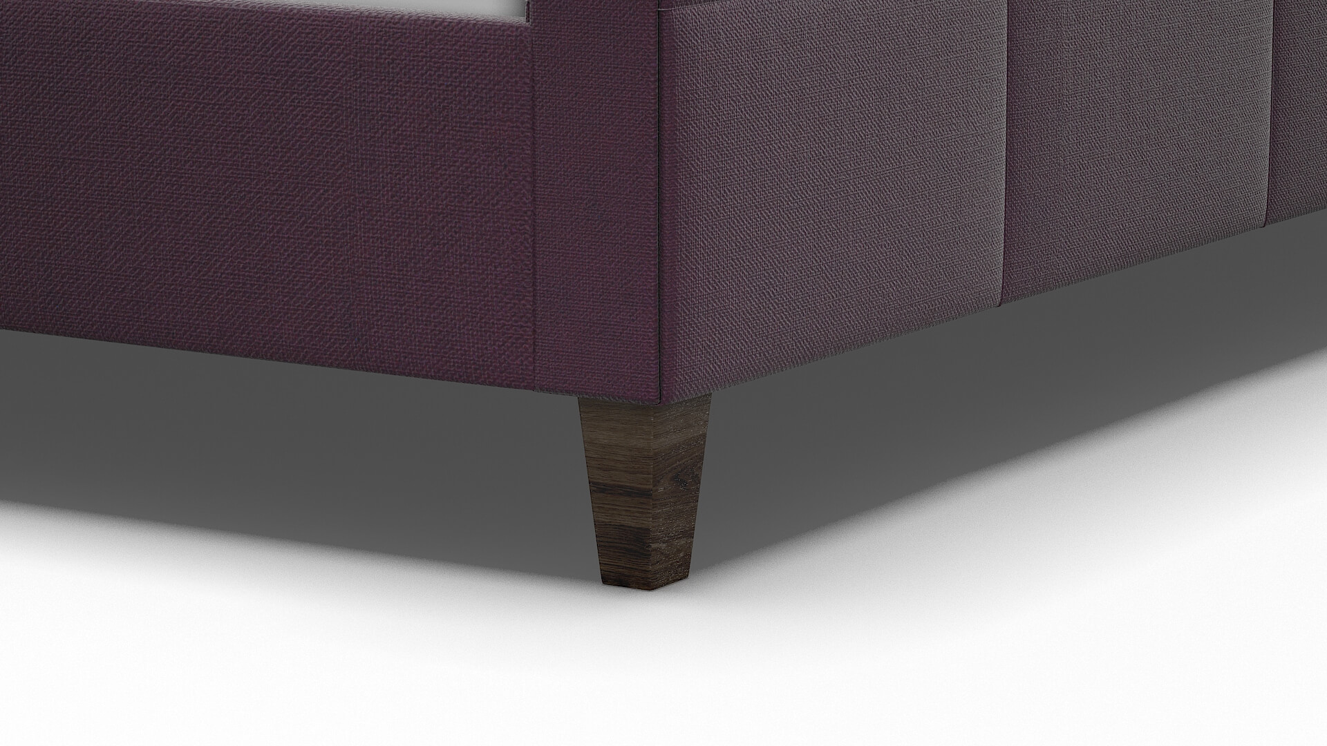 Biagio Bella Aubergine Bed Leg