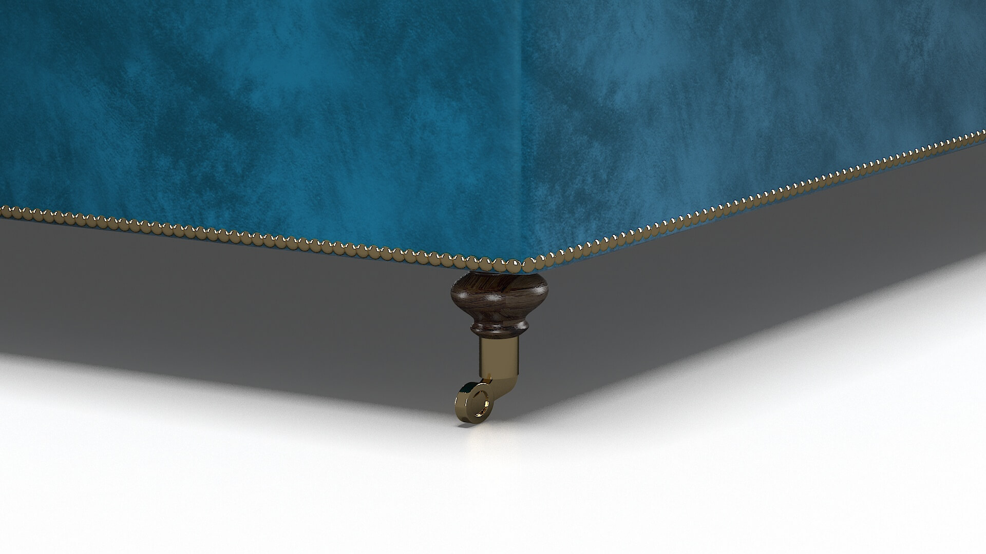 Bijou Buzz Teal Bed Leg