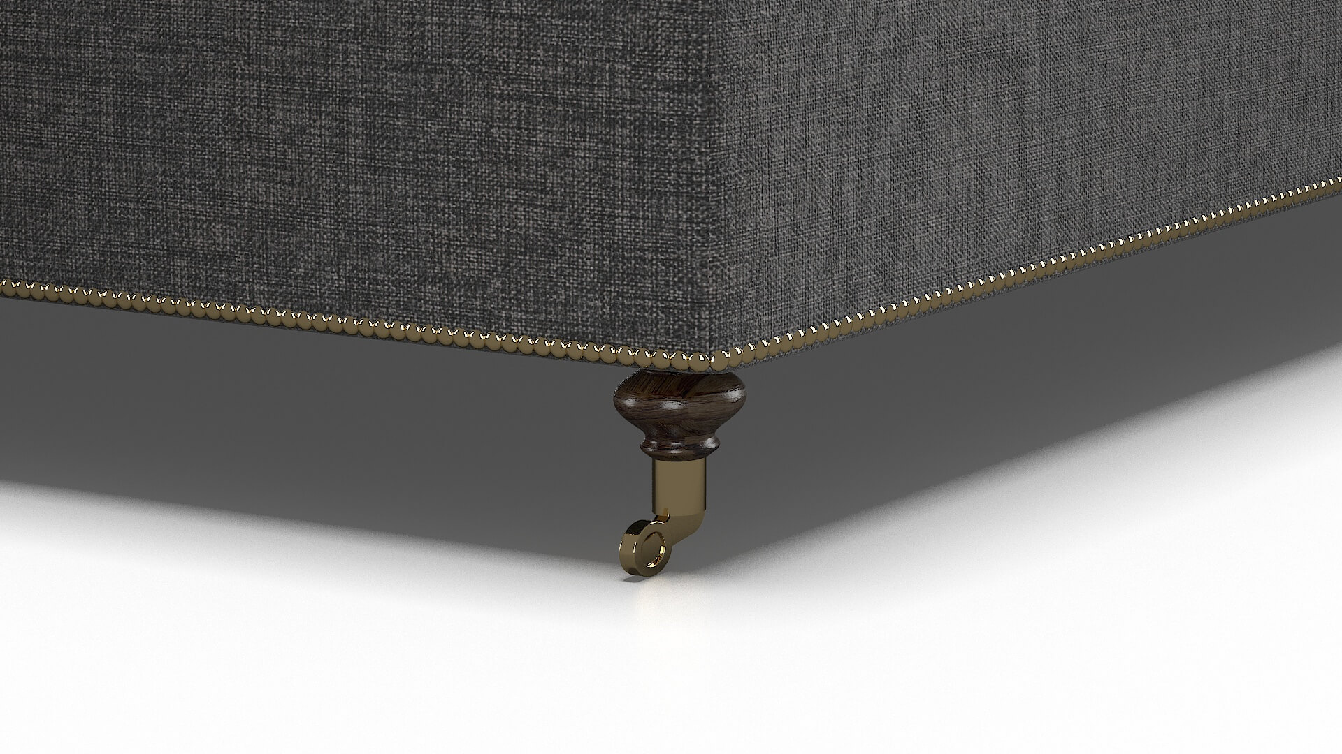 Bijou Insight Charcoal Bed Leg