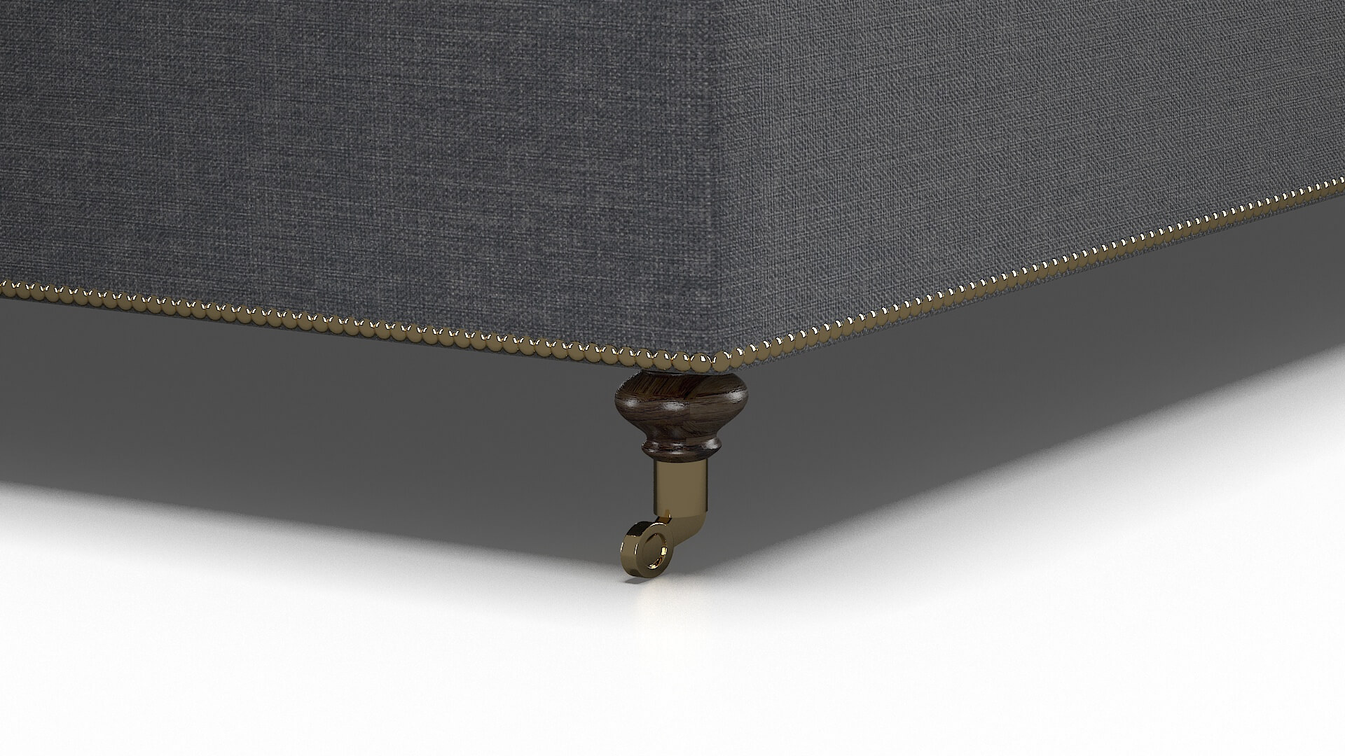 Bijou Keylargo Graphite Bed Leg